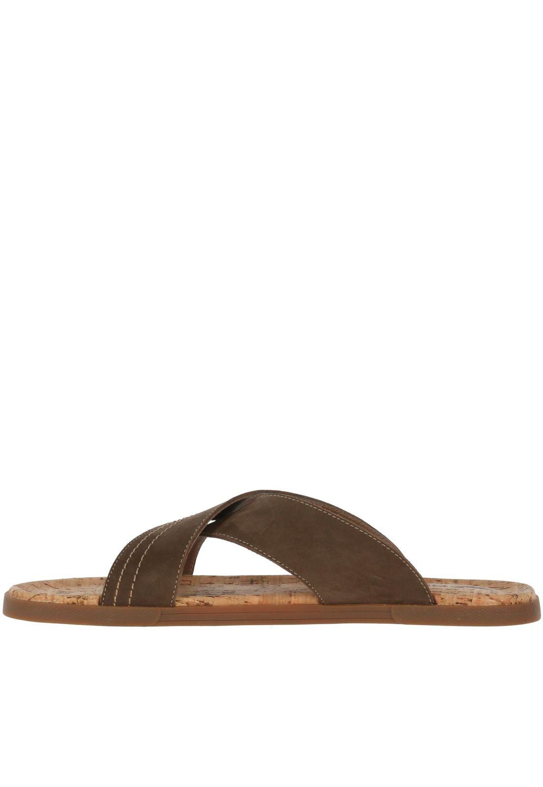 Sandalia Cuero Jensen Chocolate Hombre-2