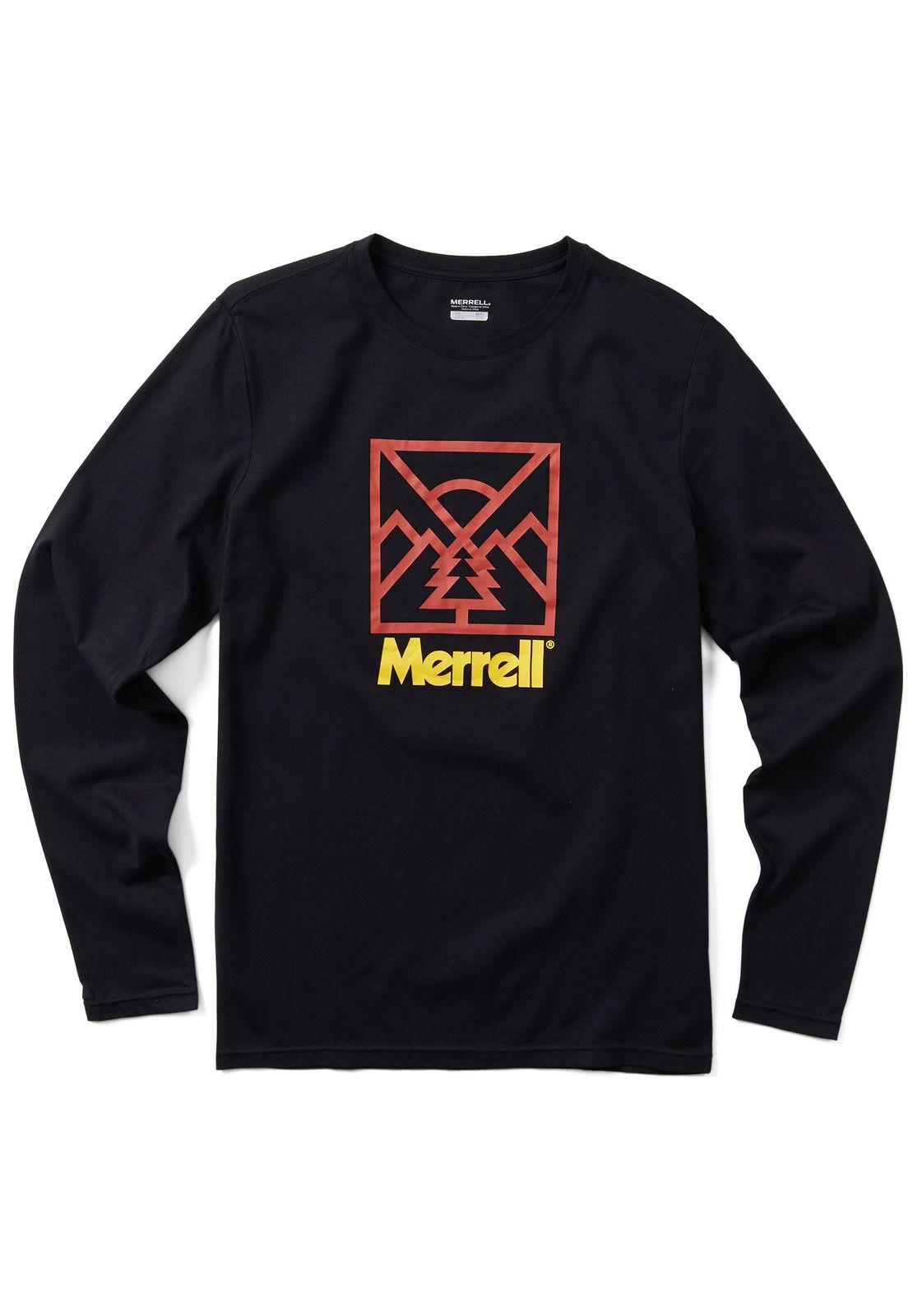 Polera Manga Larga Stamp Negro-0