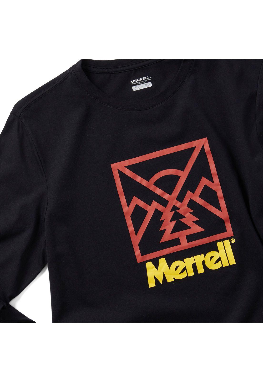 Polera Manga Larga Stamp Negro-1