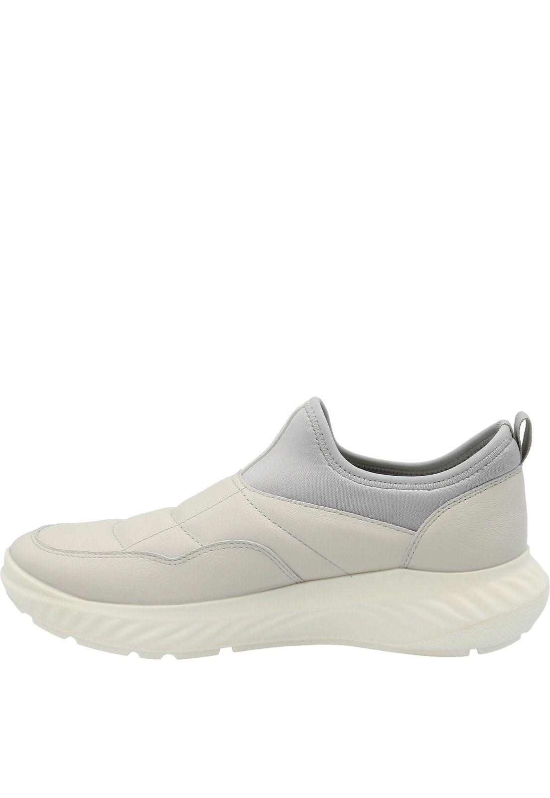 Zapatilla Cuero Mujer Slip Prf Blanco-4