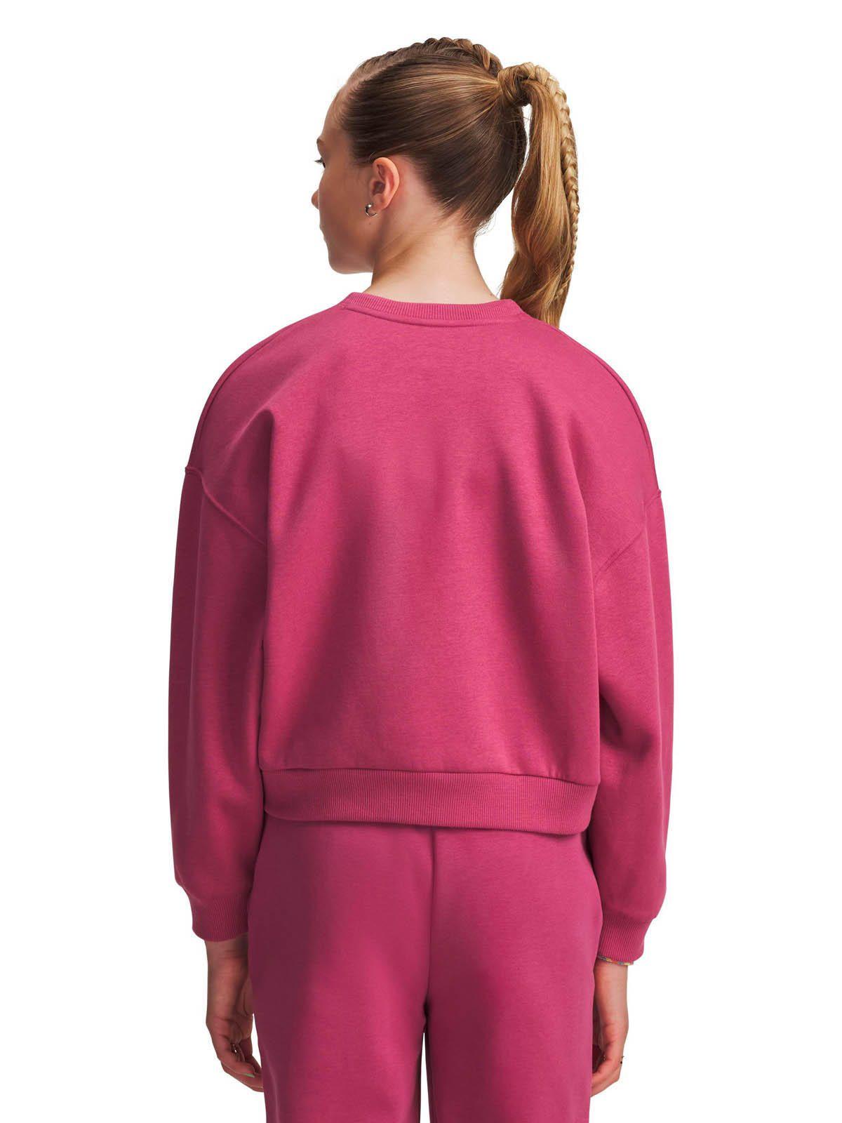 Polerón Lifestyle  niña Rival Fleece Oversized rojo -4