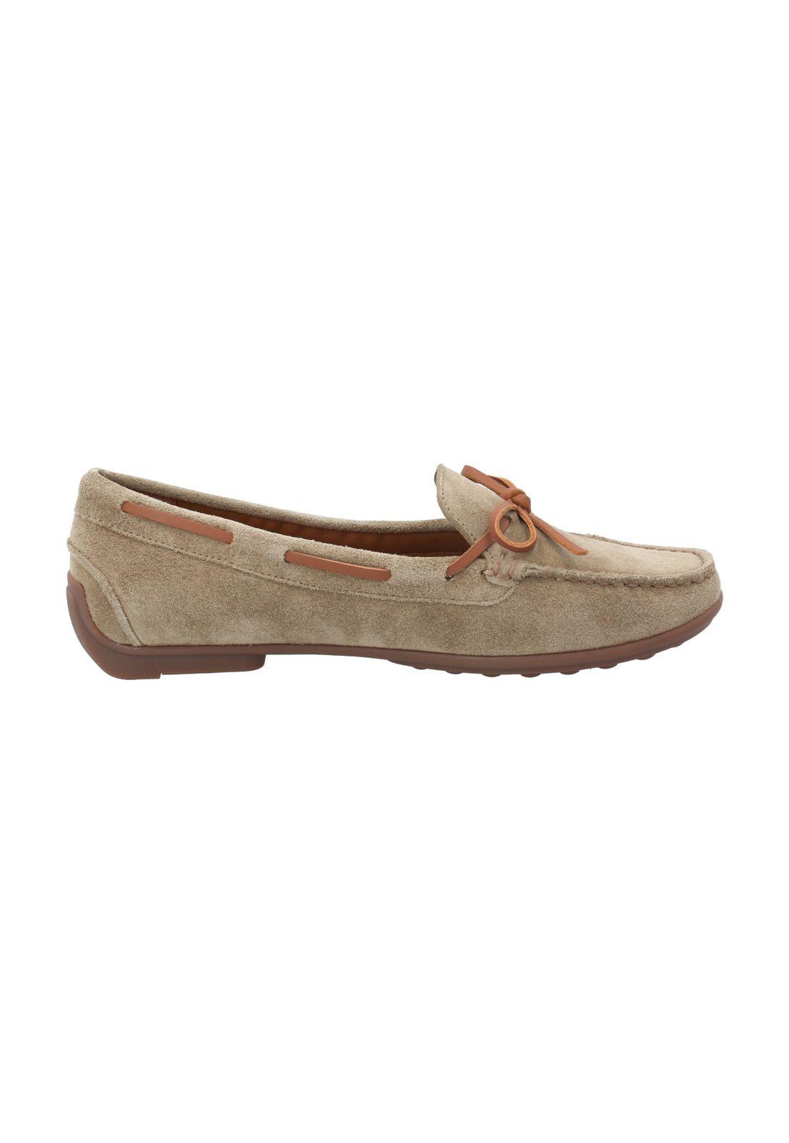 Mocasín Cuero Mujer Mena Gris-0