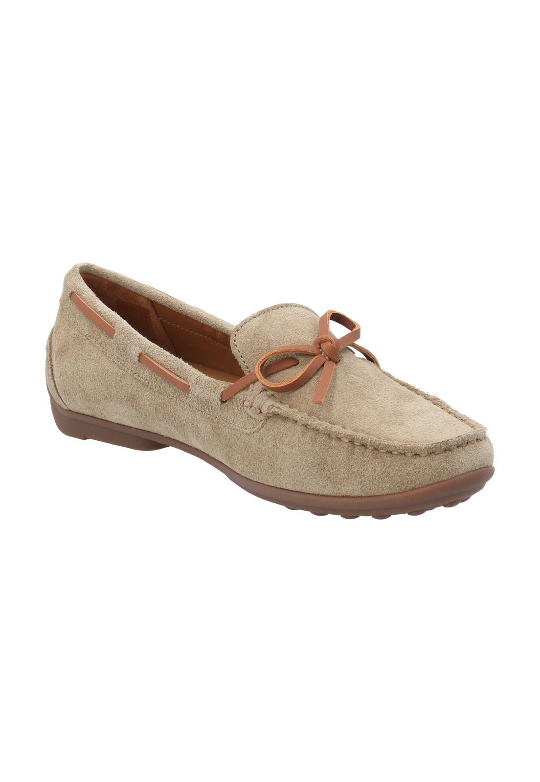 Mocasín Cuero Mujer Mena Gris-1