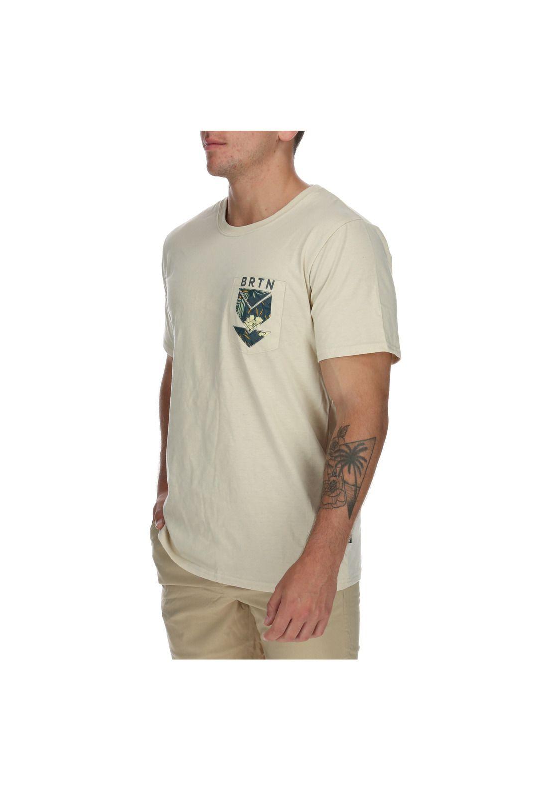 Polera M/C Hombre Pocket Logo I Gris Claro-1