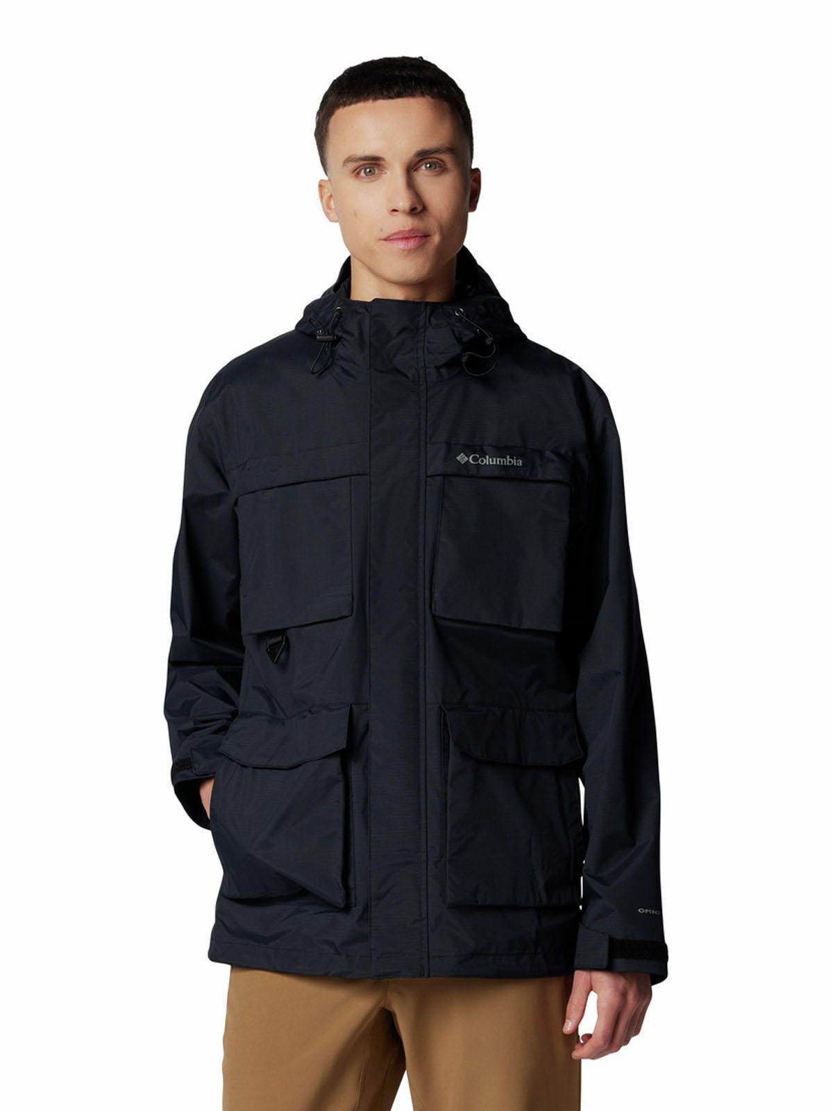 Chaqueta Hombre Landroamer Impermeable Negro-5