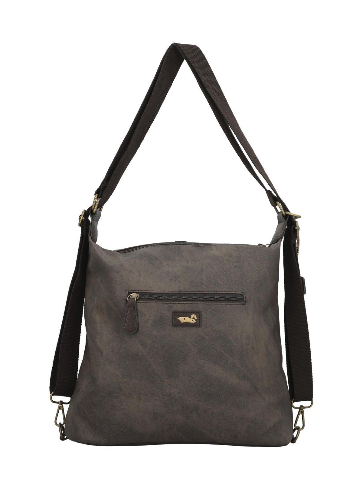Cartera Textil Mujer Inti Hobo Chocolate-8