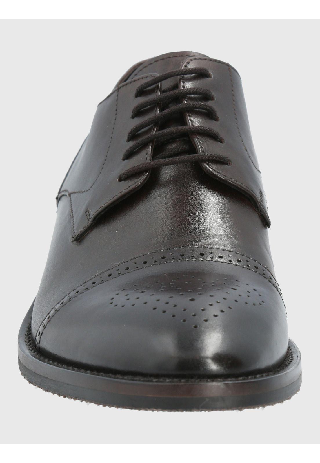 Zapato Cuero Café Oscuro Hombre Kenton -1