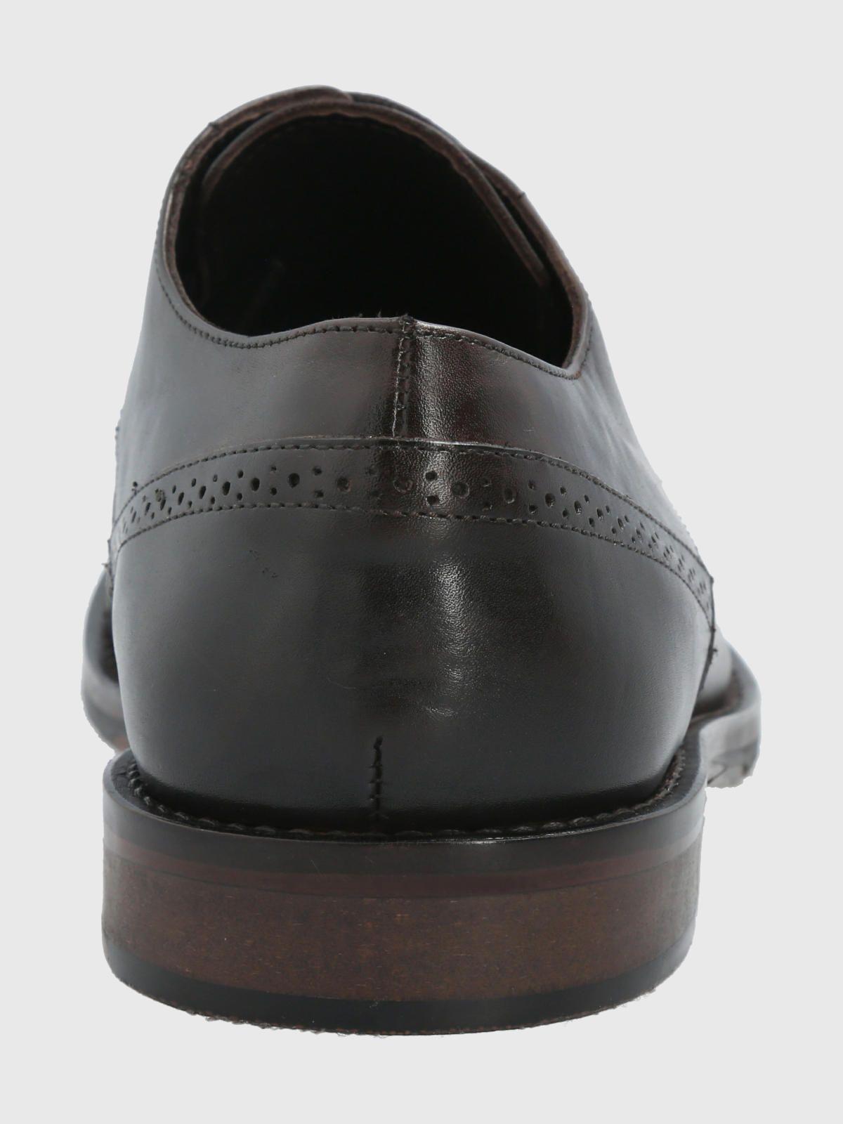 Zapato Cuero Café Oscuro Hombre Kenton -4