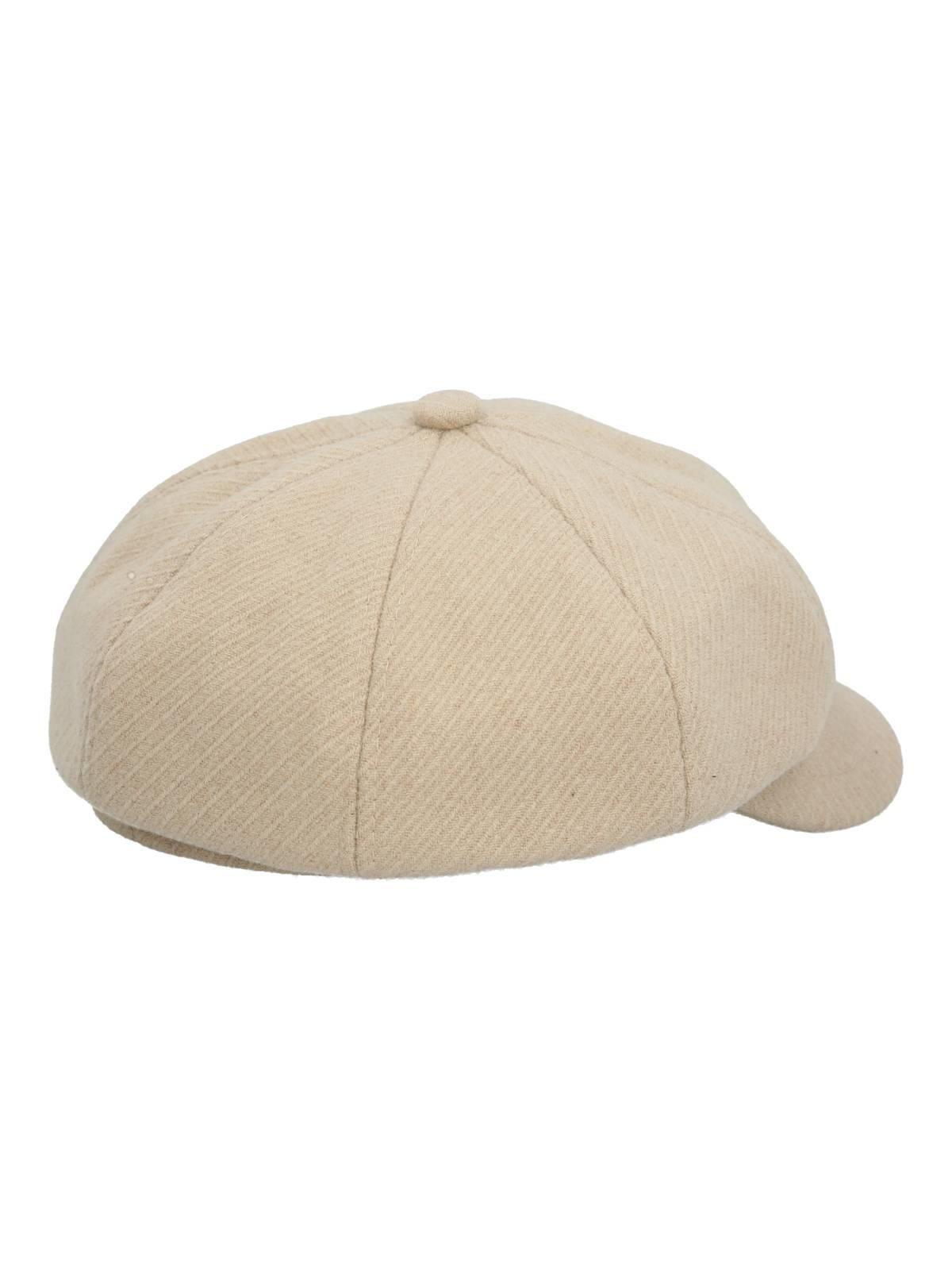 Gorros  Cap Beret Mujer Beige-2
