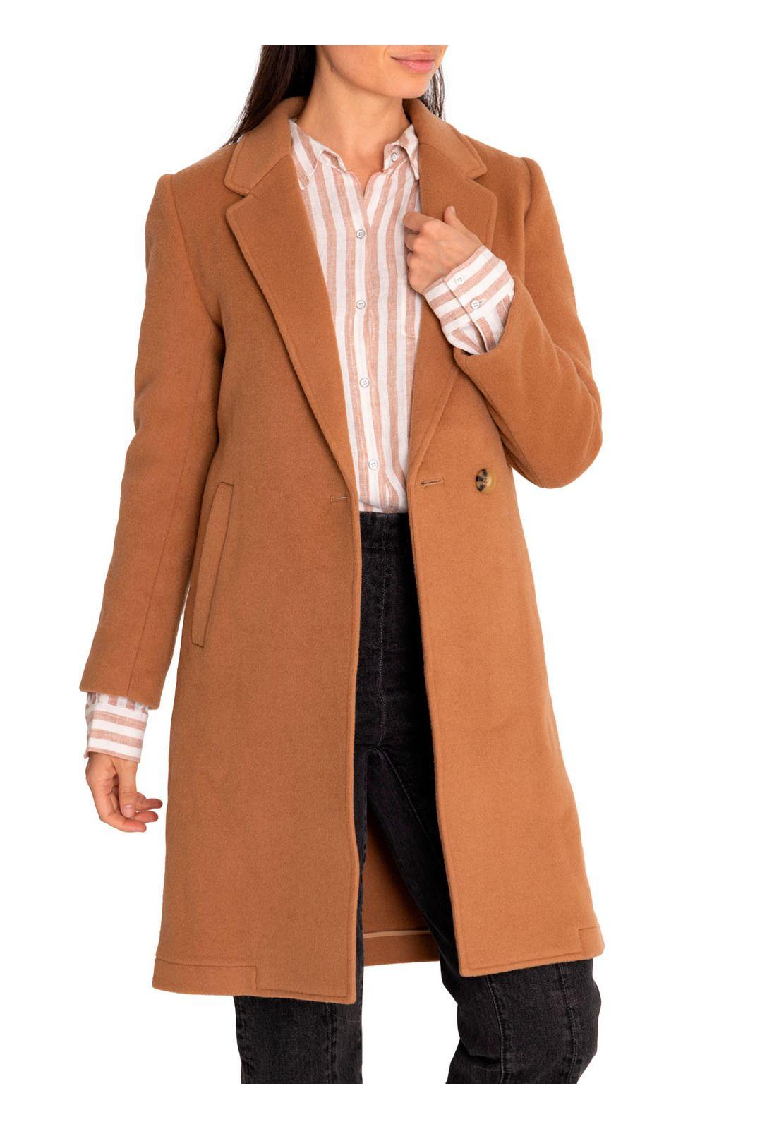 Abrigo Lana Mujer Alma Café-5