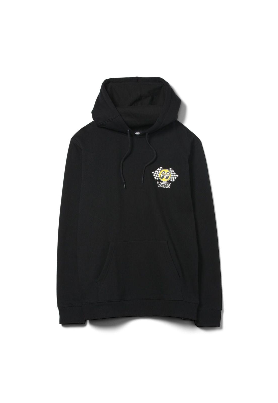 Polerón Hombre Mooneyes Fleece Po Black-0