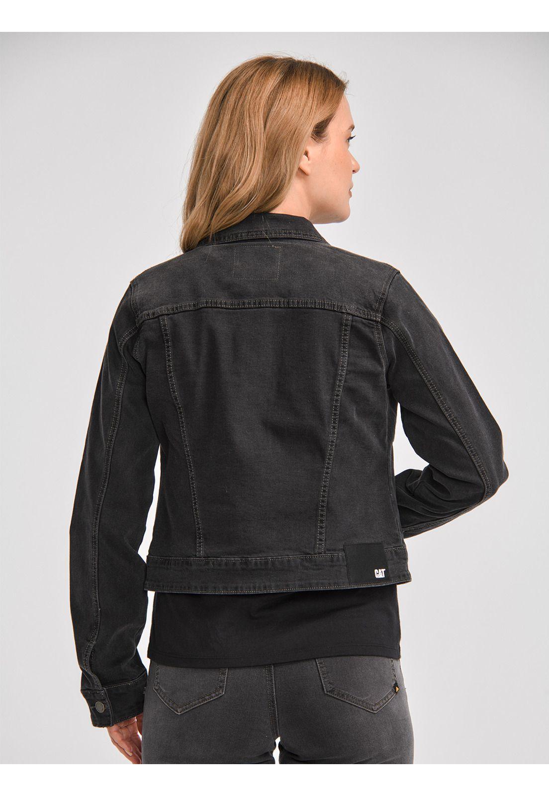 Chaqueta Mujer W Foundation Denim Jacket Gris-3