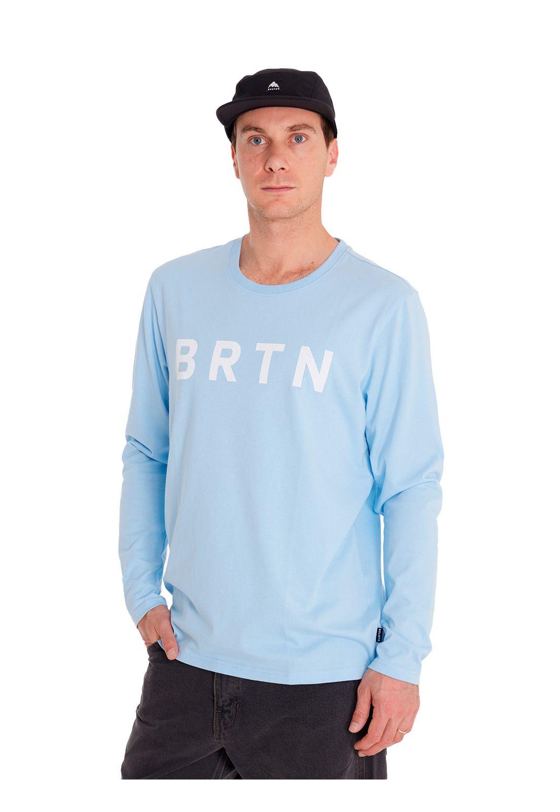 Polera manga larga Hombre Long Sl Celeste-0