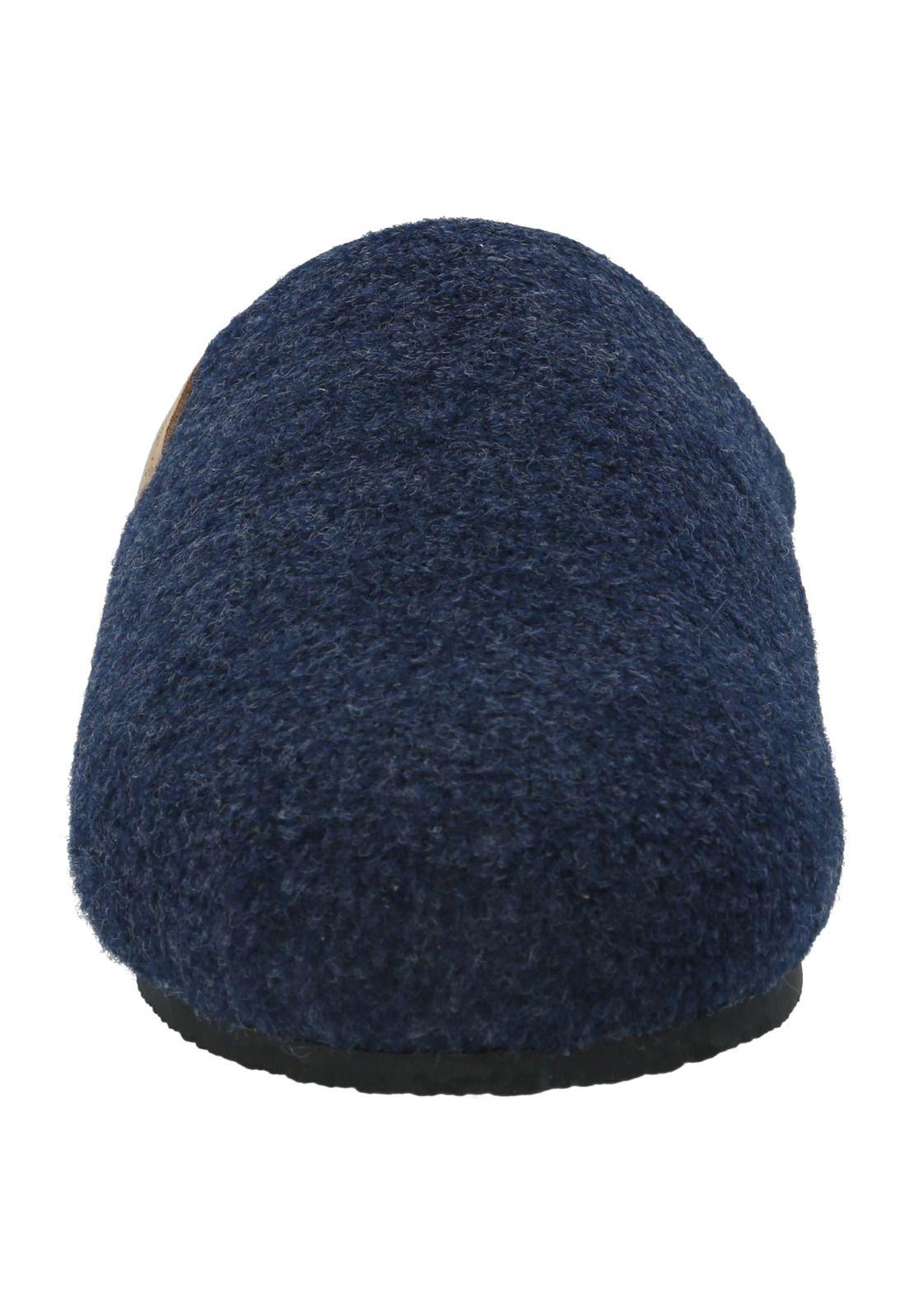 Pantufla Fieltro Hombre Slipper Felt Azul-2