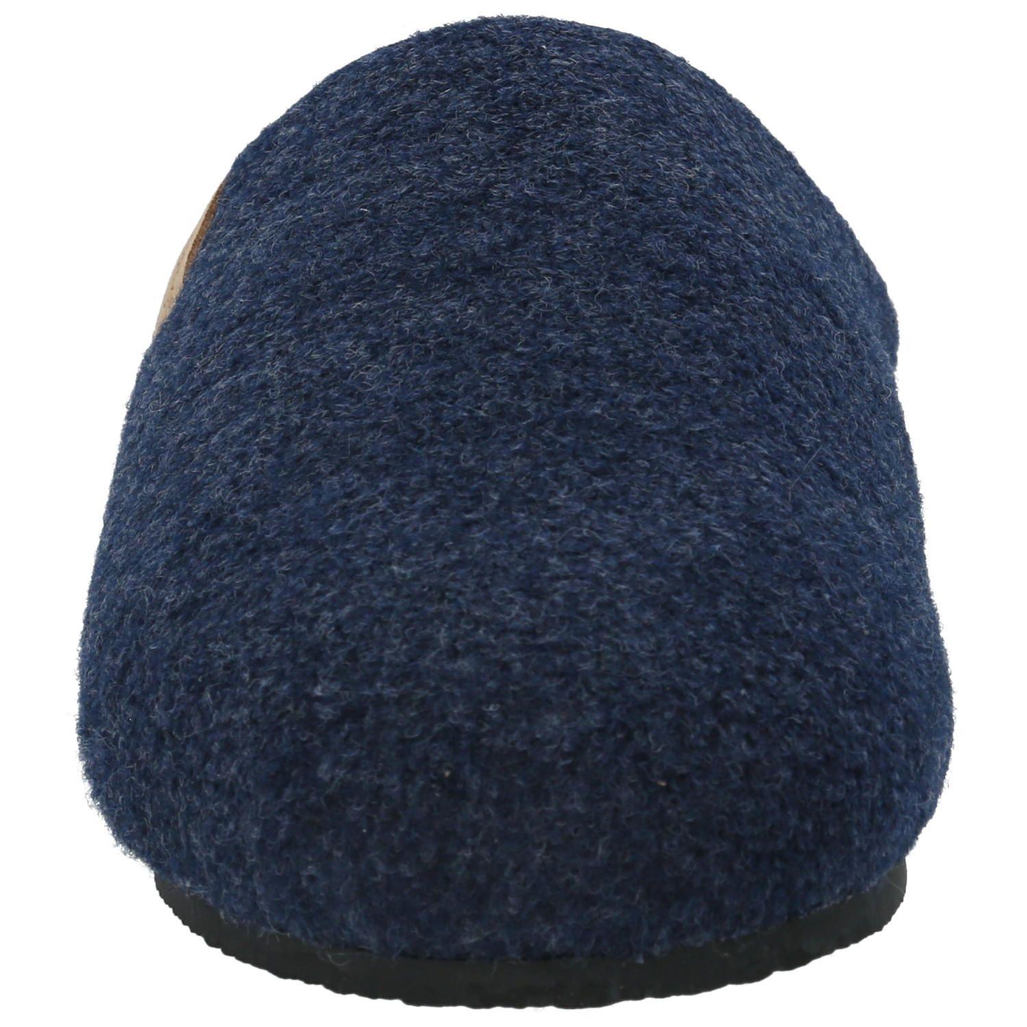 Pantufla Fieltro Hombre Slipper Felt Azul-2