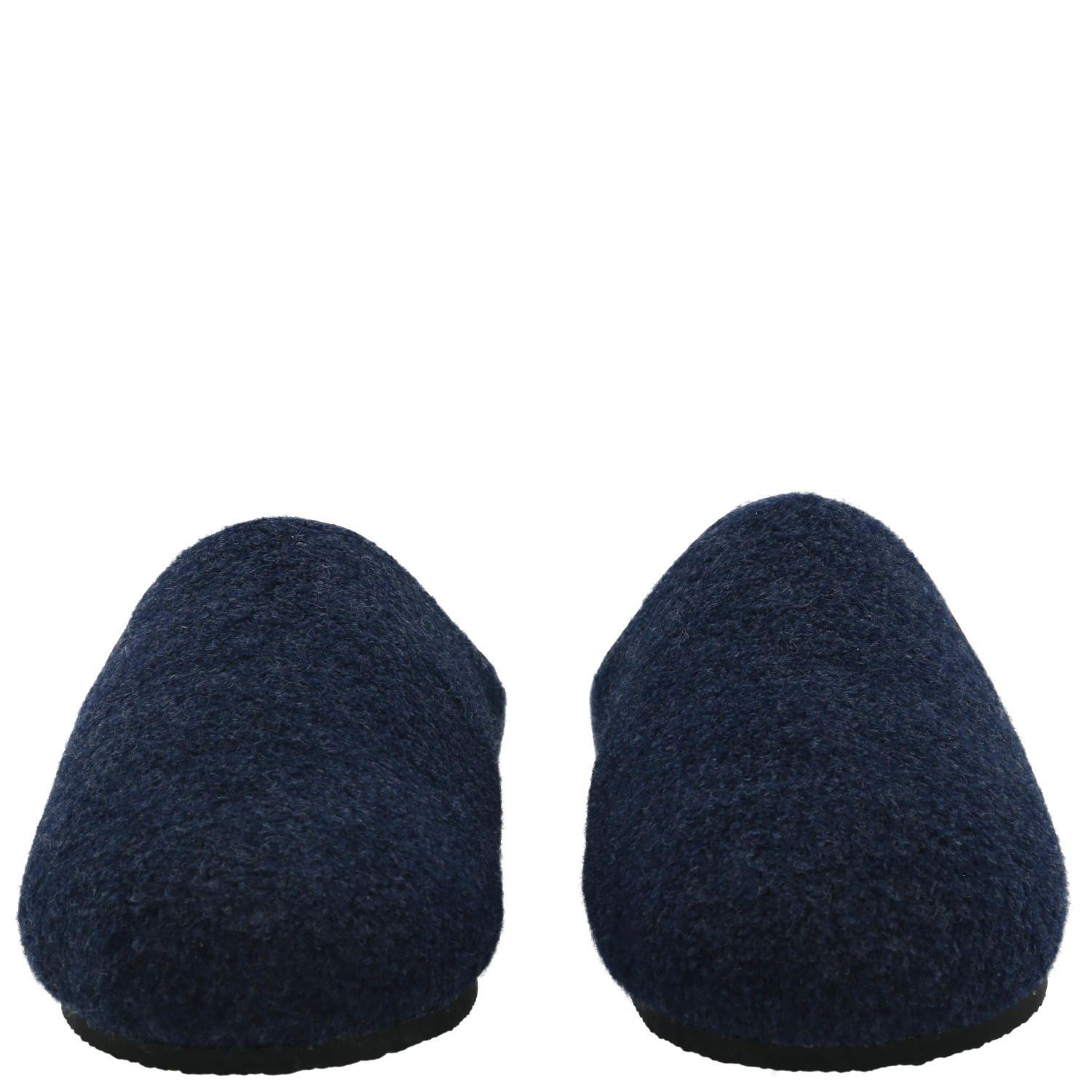 Pantufla Fieltro Hombre Slipper Felt Azul-4