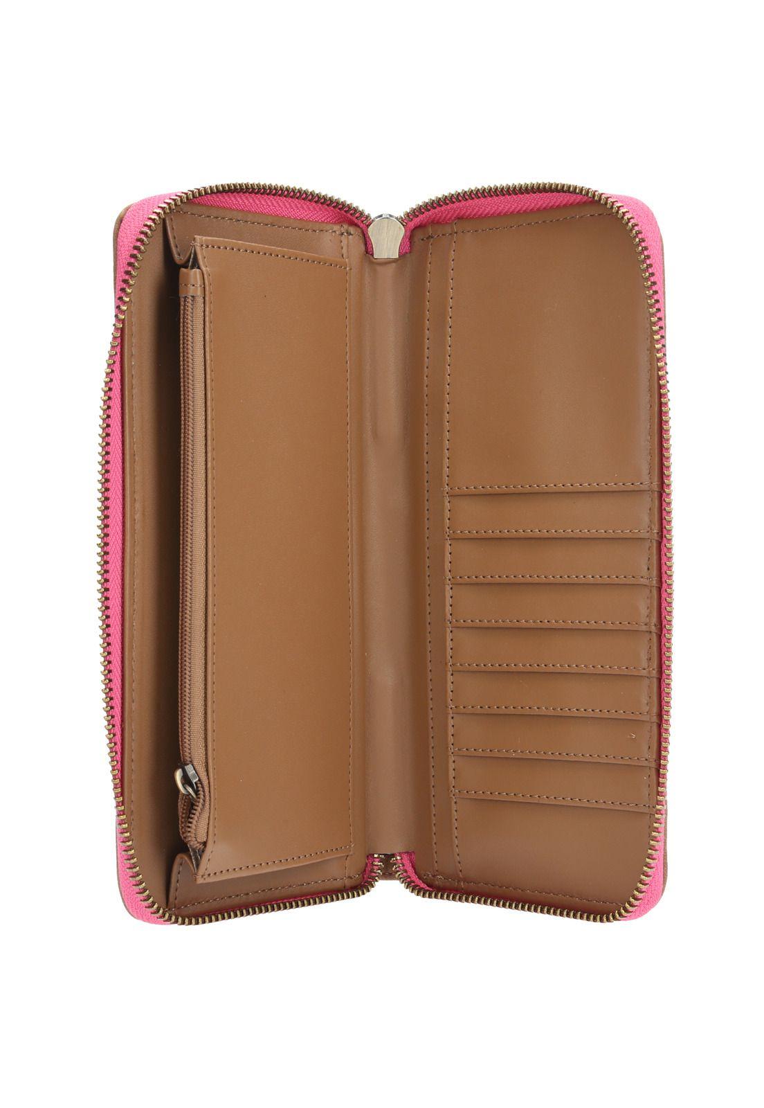 Billetera Hudson Big Wallet Rosa Mujer-2