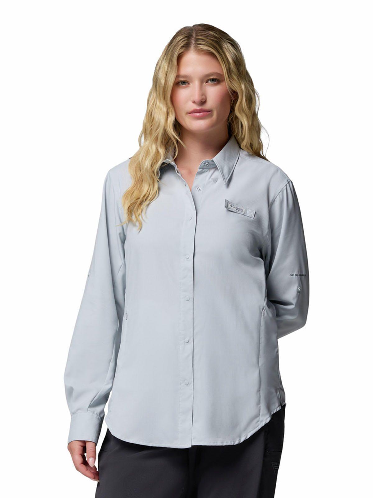 Blusa Manga Larga Mujer Tamiami II Gris-0