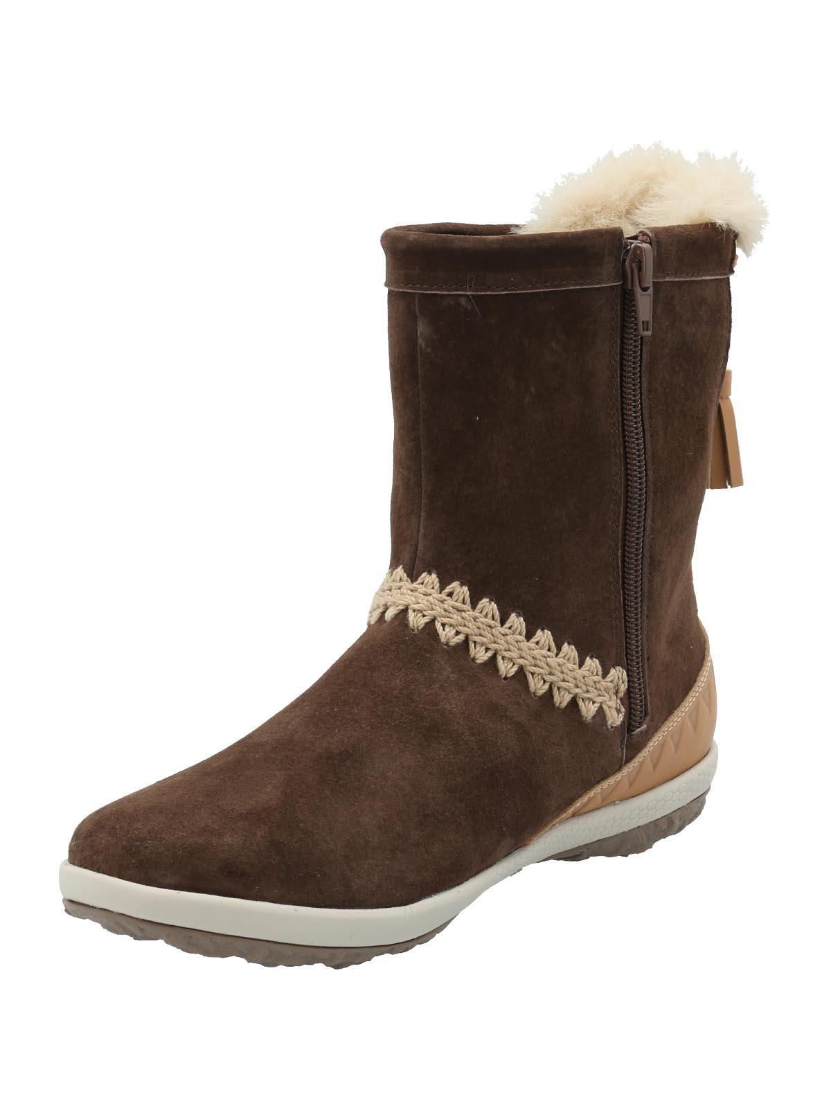 Botín Cuero Mujer Andalea Chocolate-4