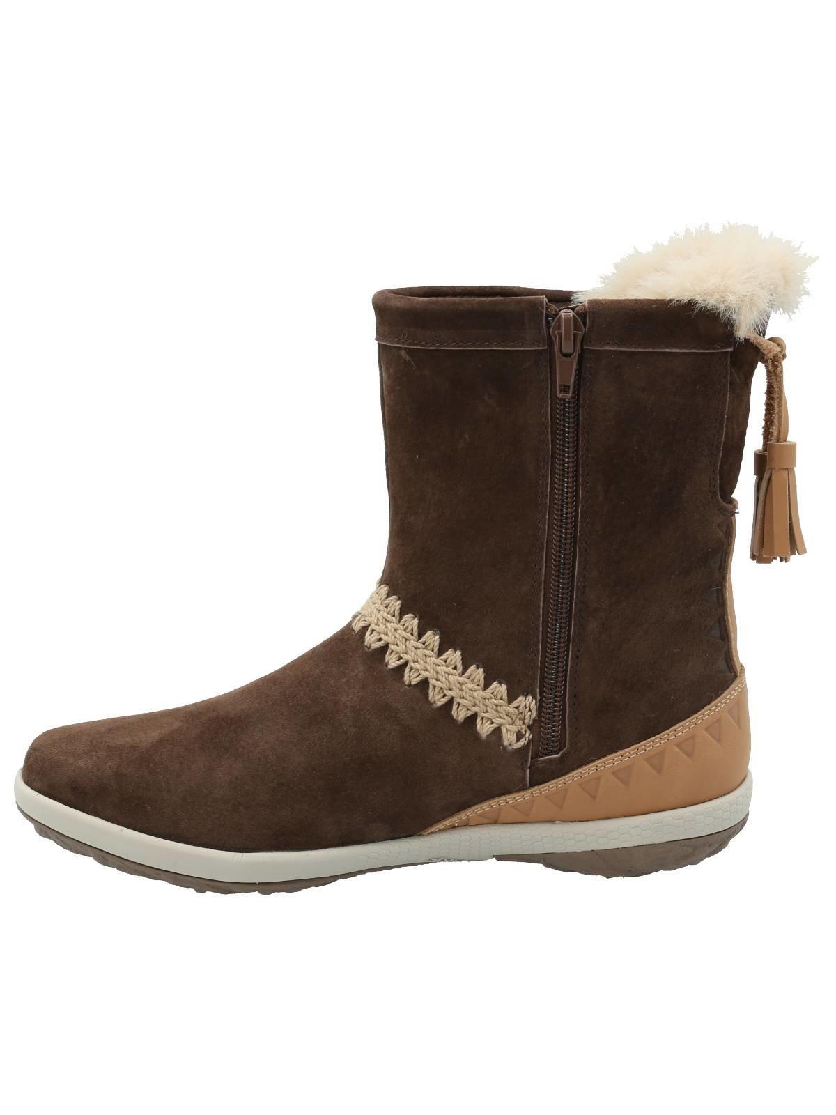 Botín Cuero Mujer Andalea Chocolate-5