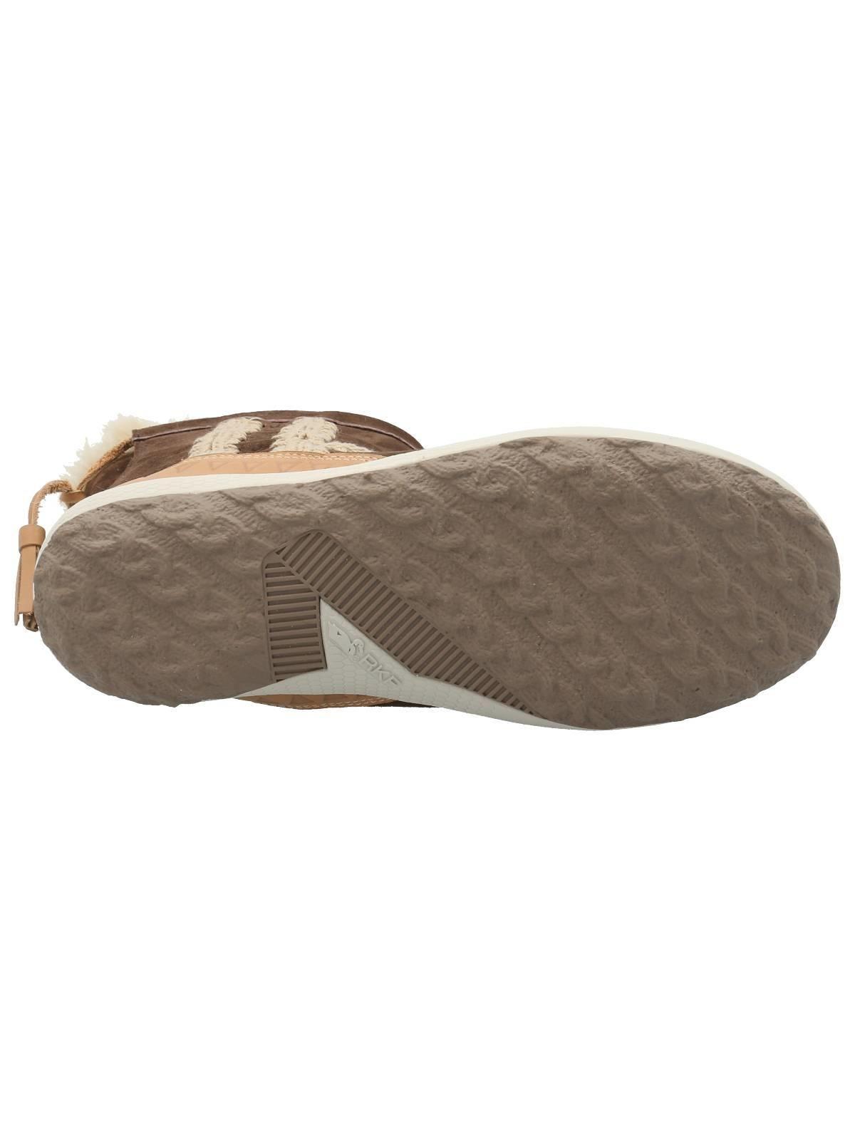 Botín Cuero Mujer Andalea Chocolate-7