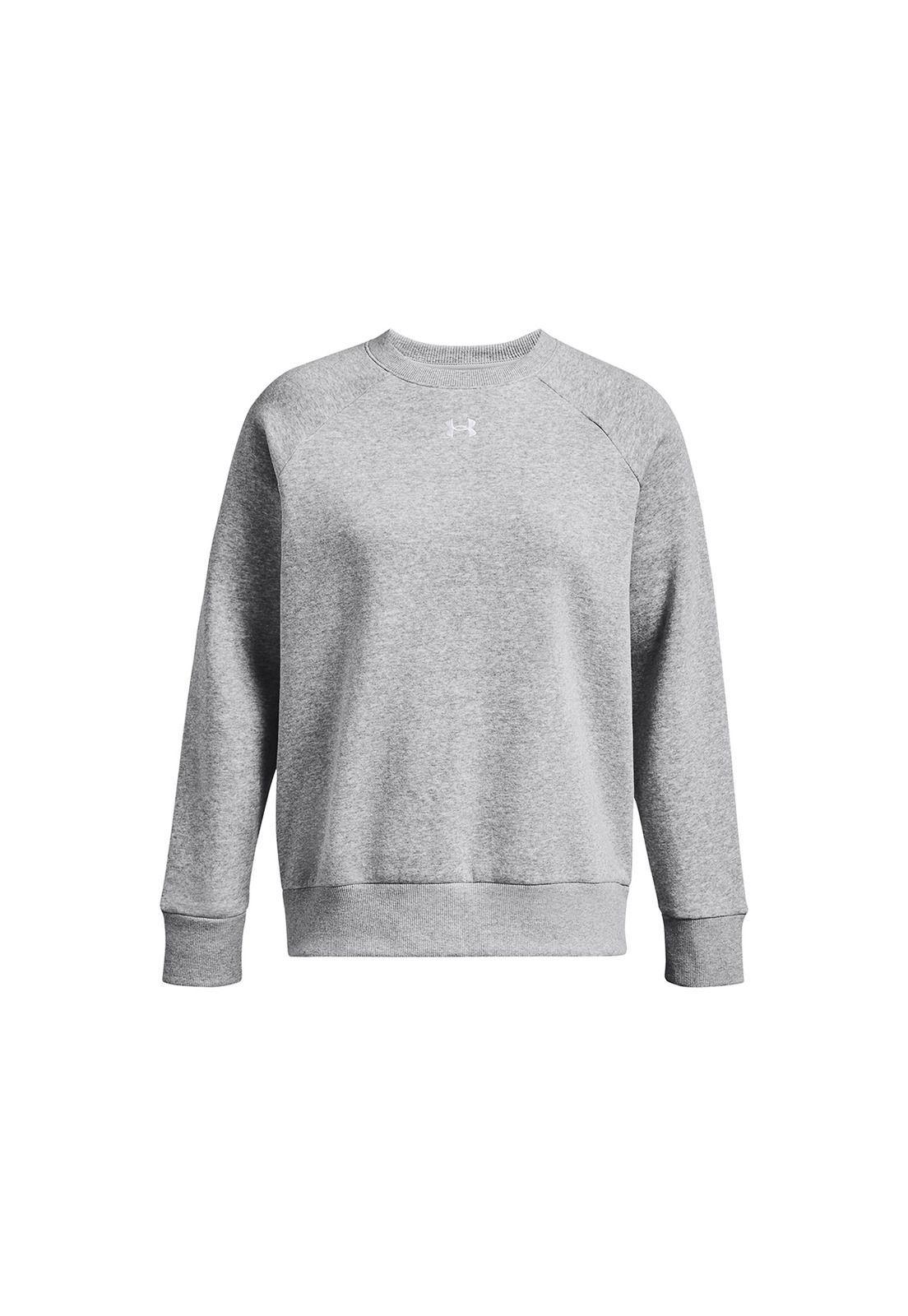 Polerón UA Rival Gris para mujer-0