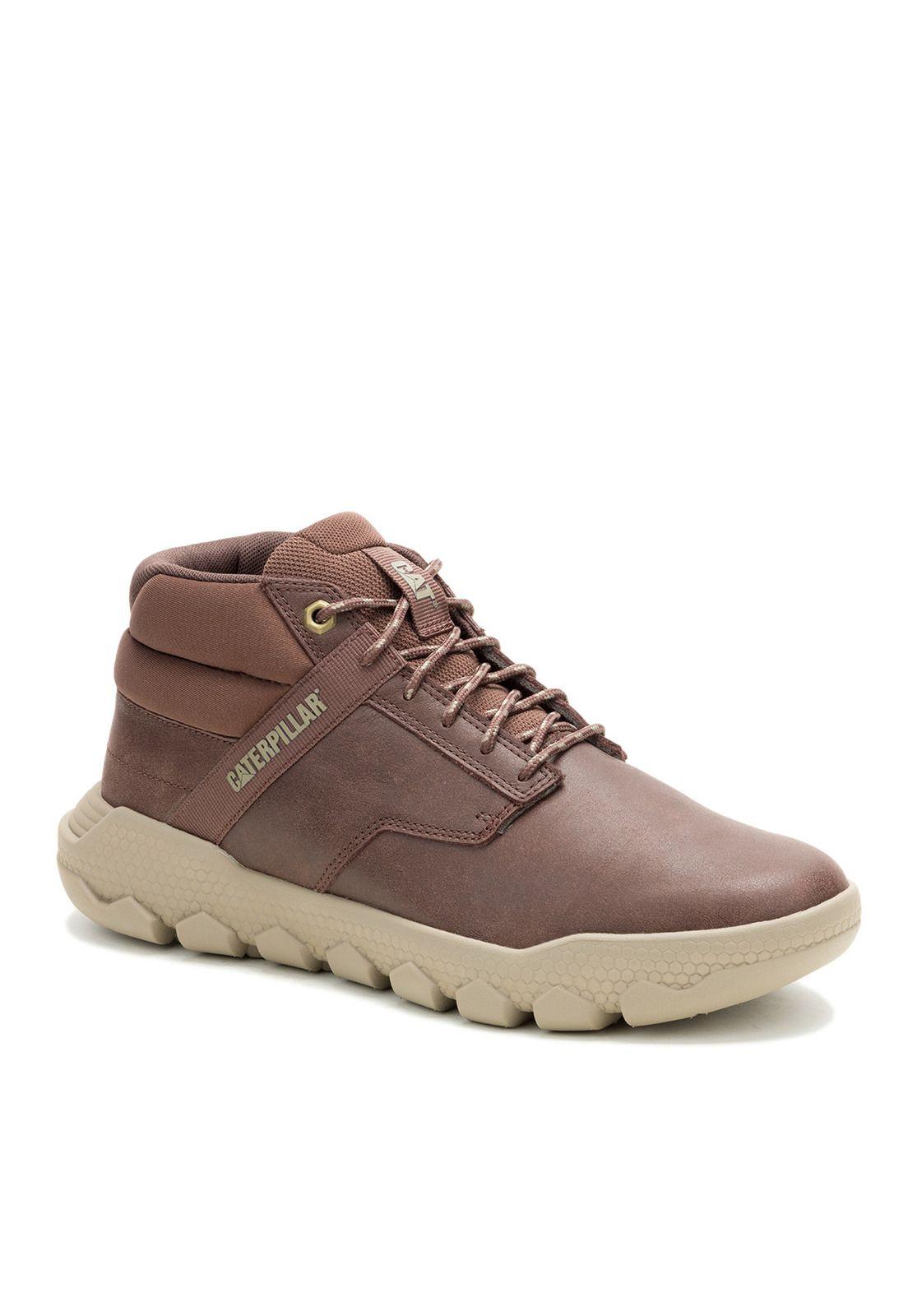 Zapatilla Hex Lite Mid Hombre Café-0