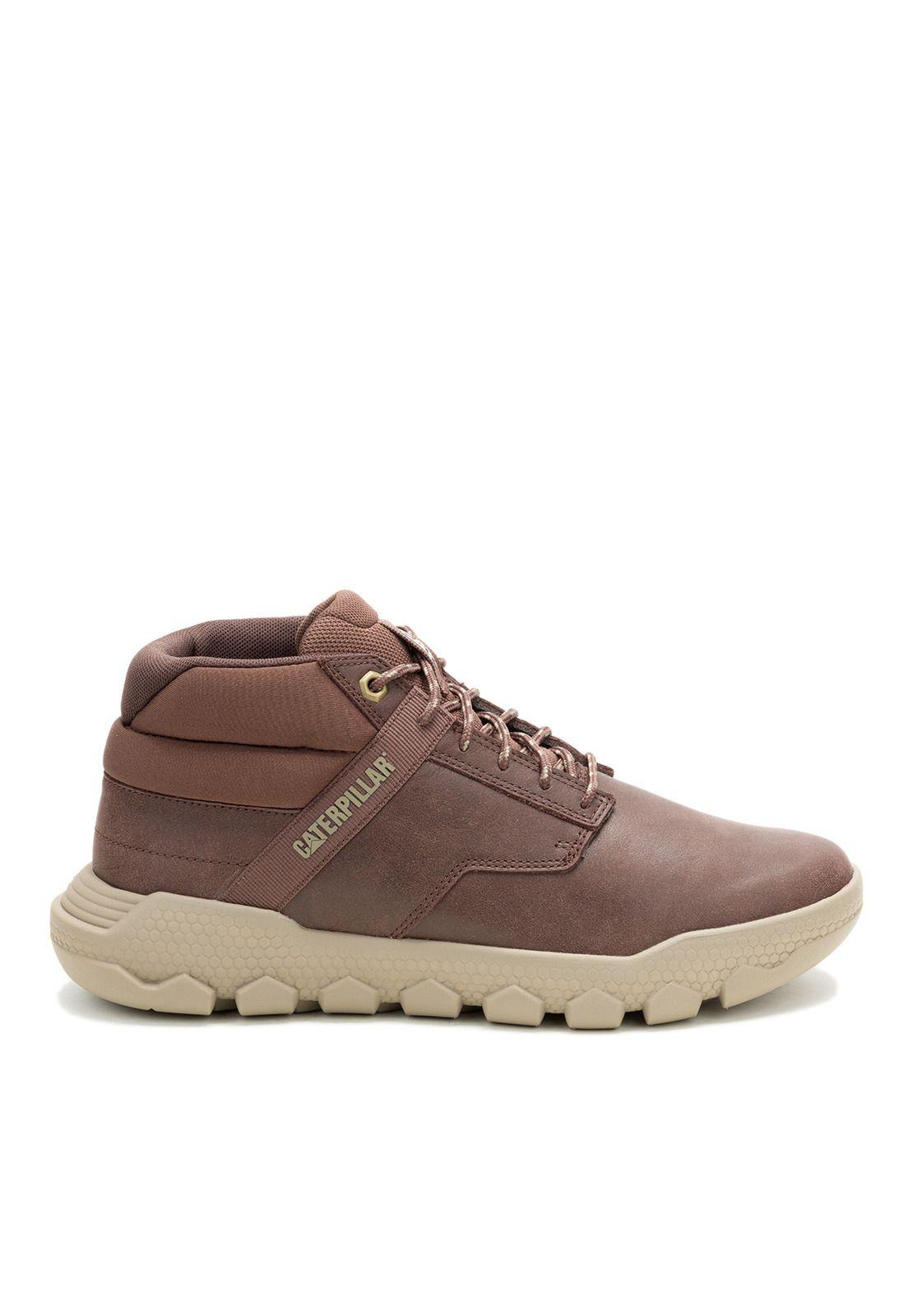 Zapatilla Hex Lite Mid Hombre Café-1