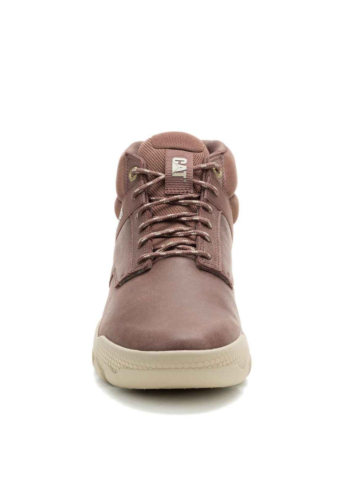 Zapatilla Hex Lite Mid Hombre Café-4