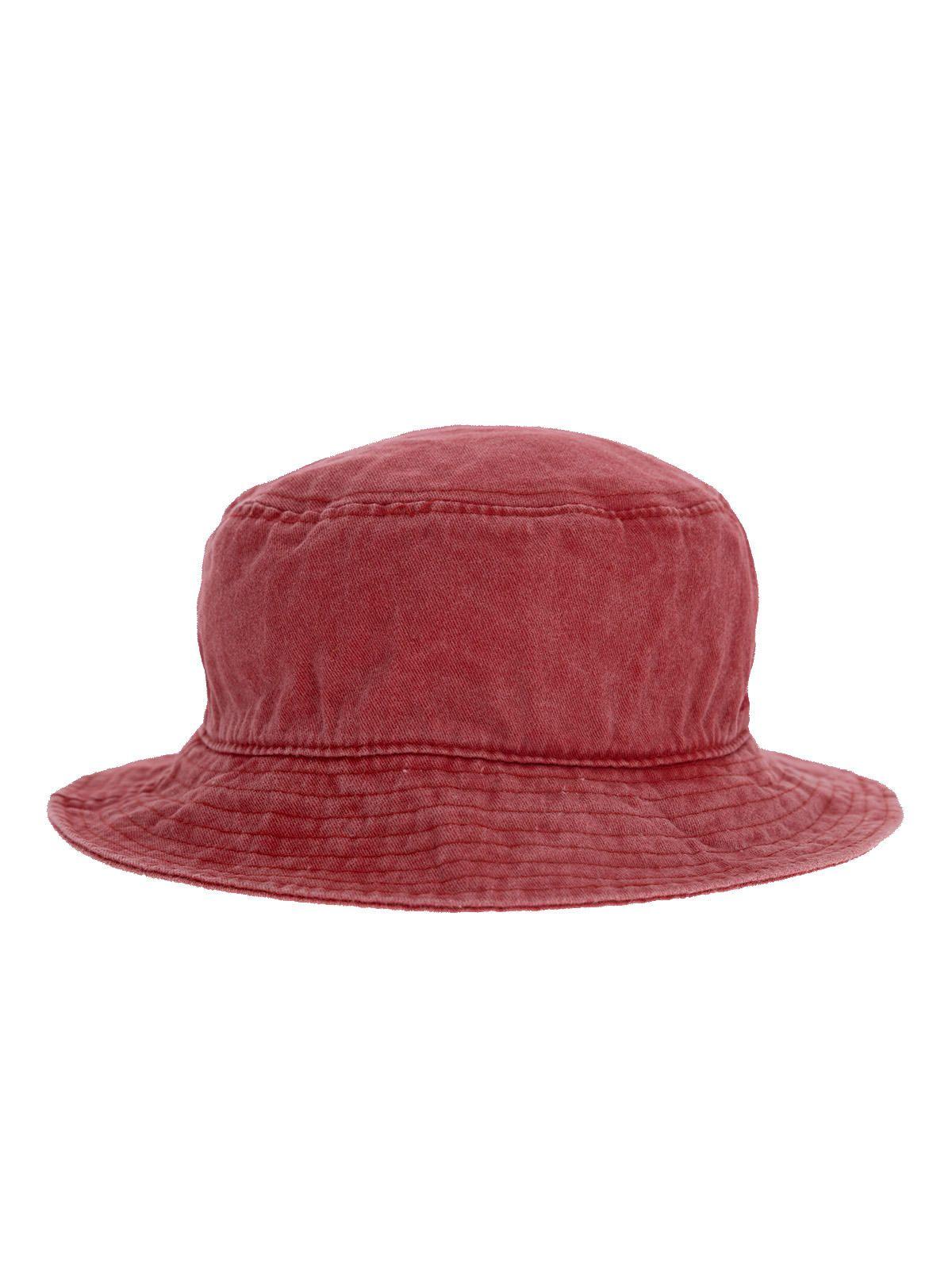 Gorro Algodón Mujer Bucket Rojo-2