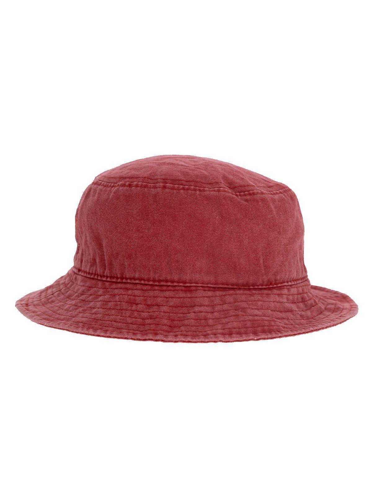 Gorro Algodón Mujer Bucket Rojo-0