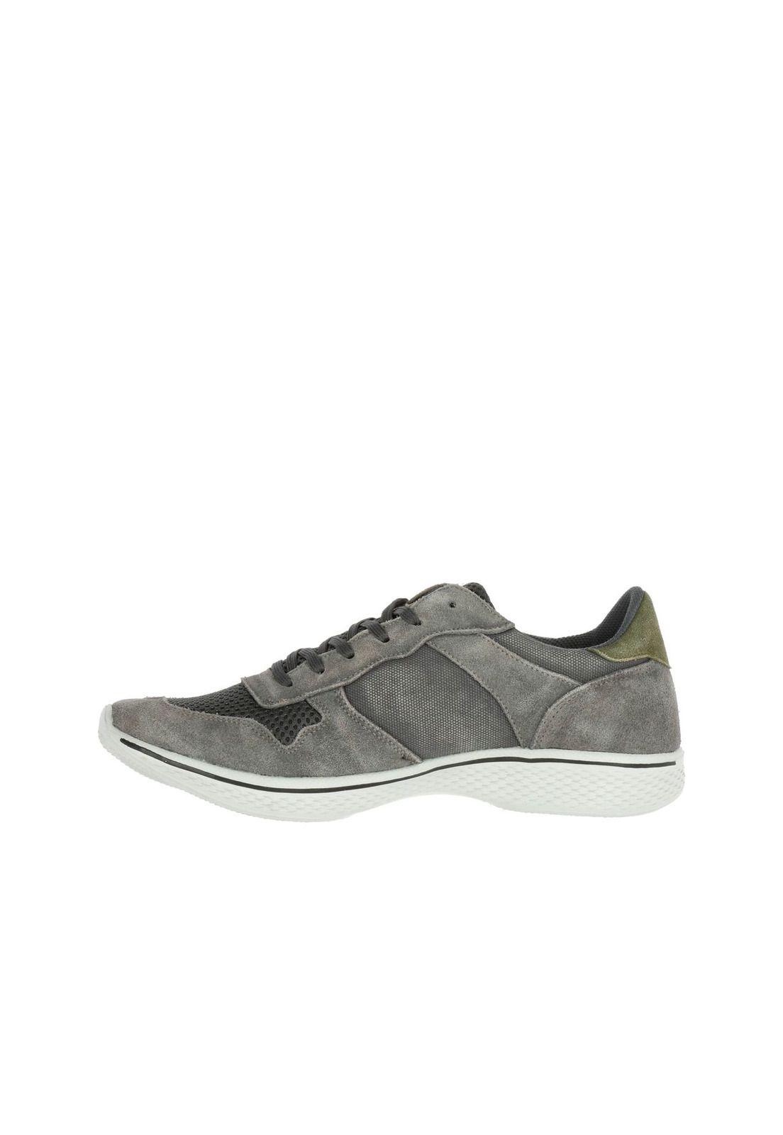 Zapatilla Cuero Zac Gris-2