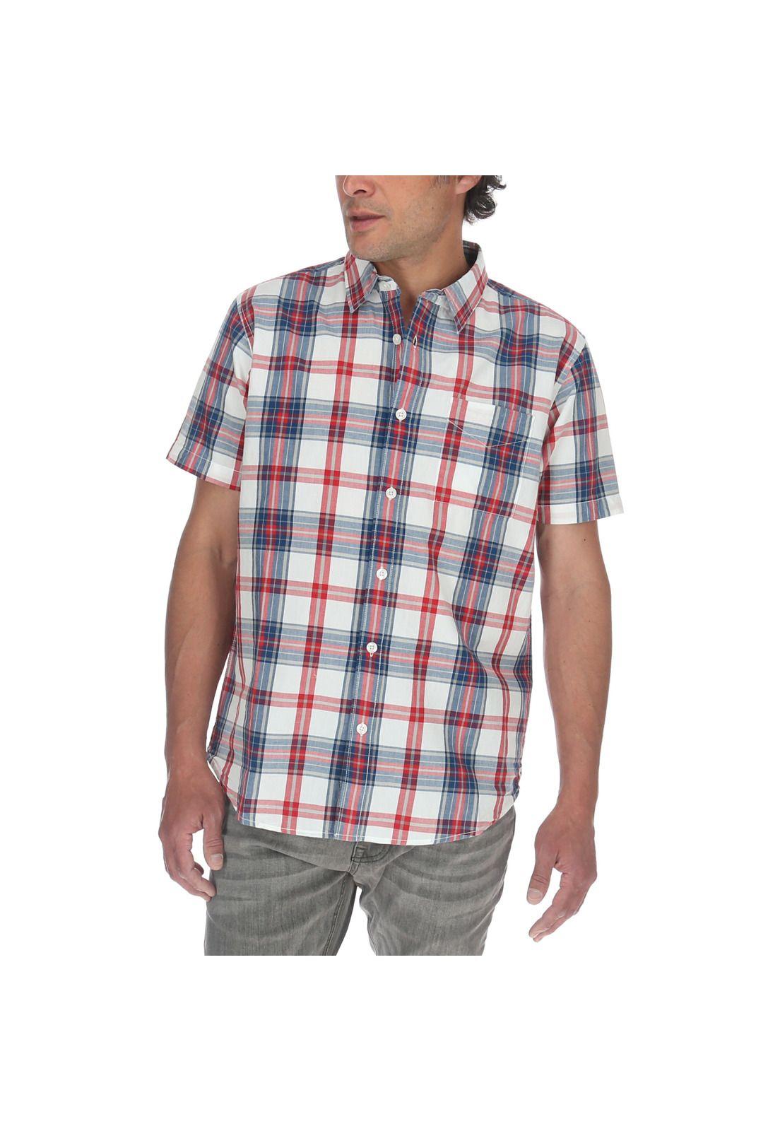 Camisa M/C Hombre Foundation S/S Plaid Multi-0