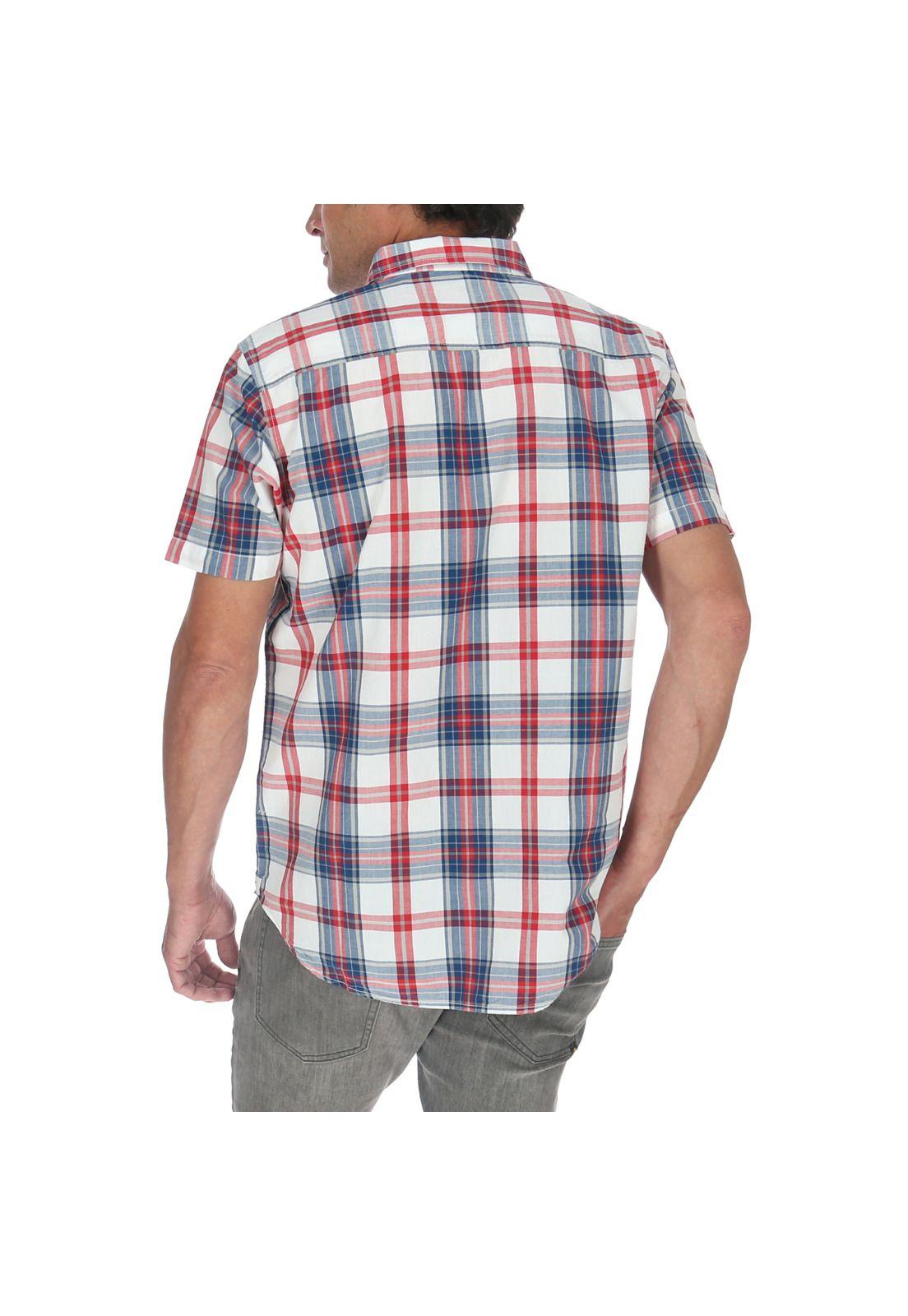 Camisa M/C Hombre Foundation S/S Plaid Multi-2