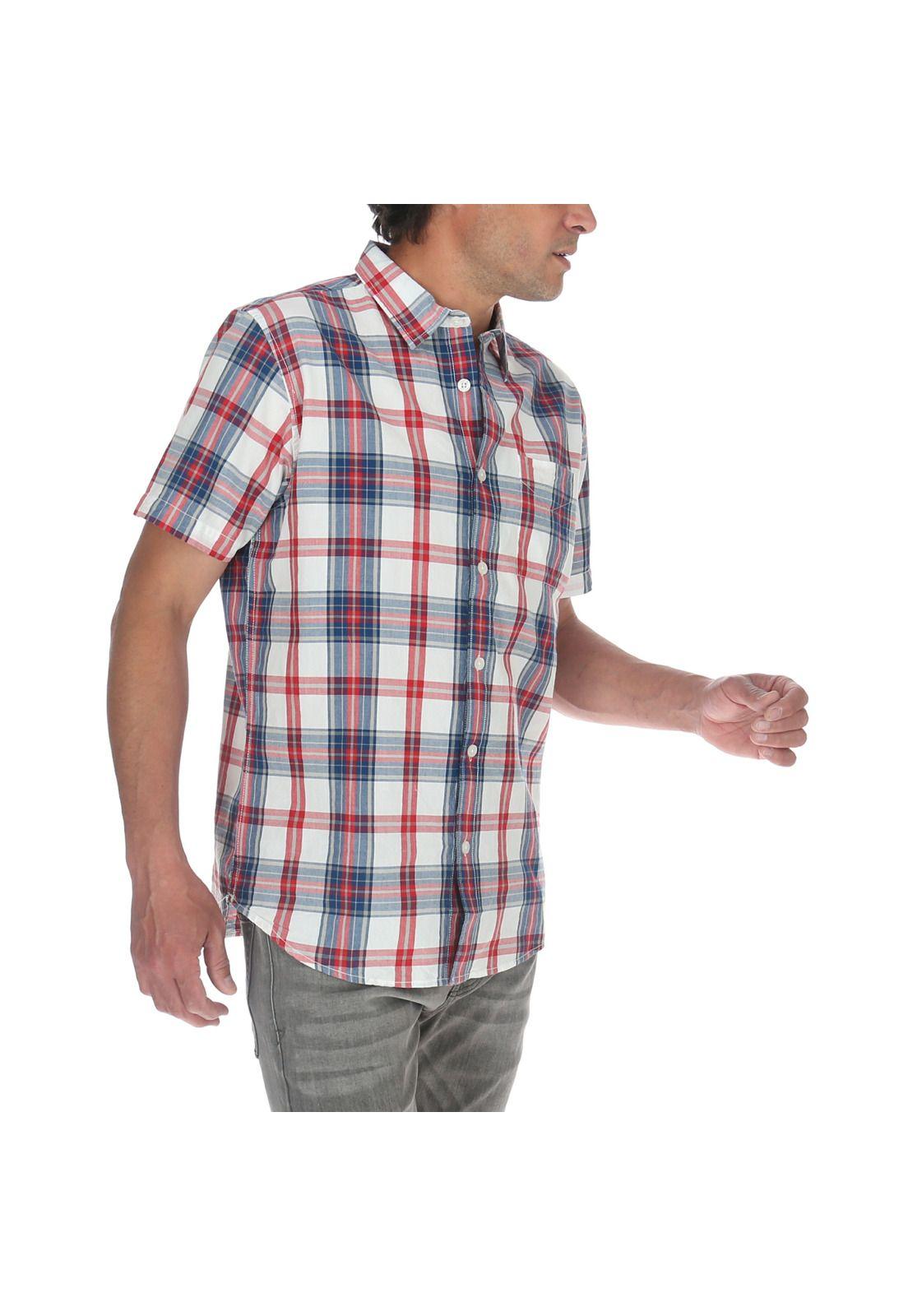Camisa M/C Hombre Foundation S/S Plaid Multi-3