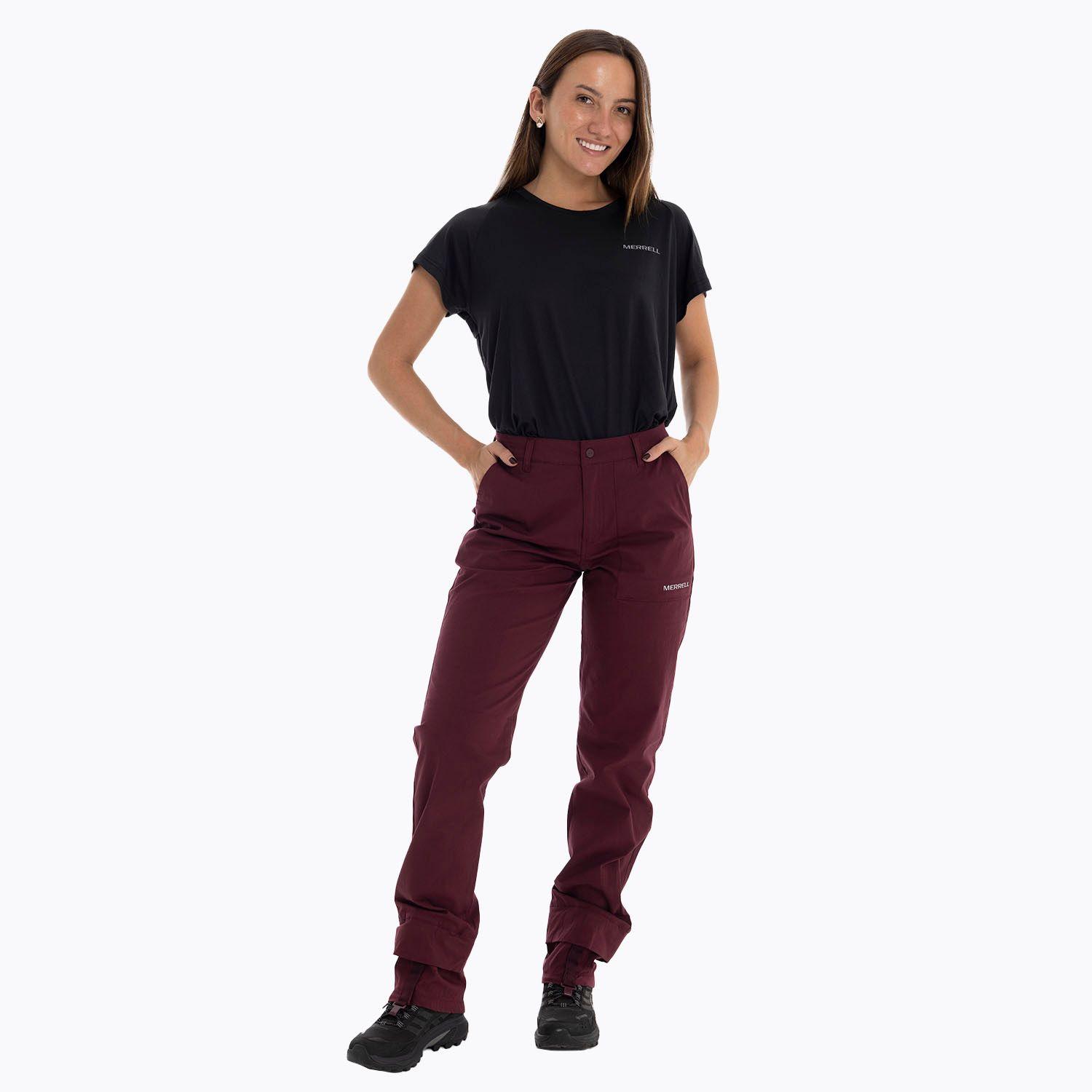 Pantalon Mujer Copper Burdeo Merrell-7