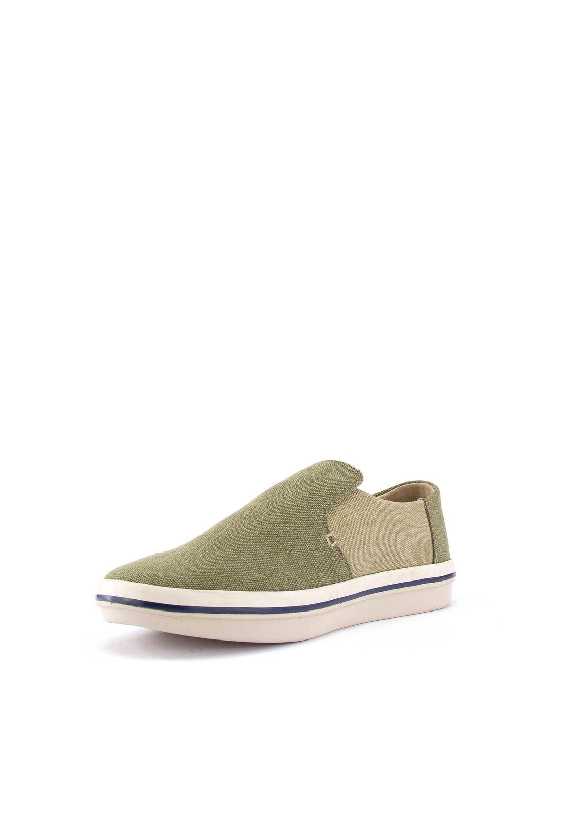 Slip On Brest Casual Olive-3