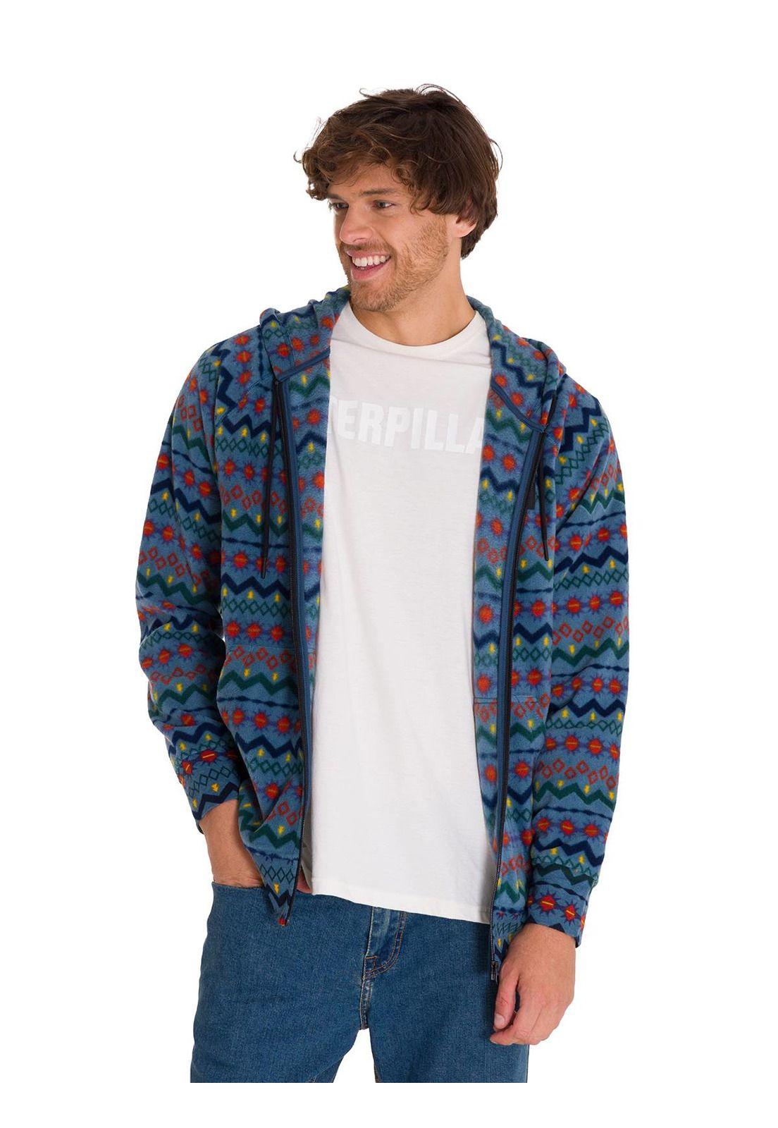 Polar Microfleece Full Zip Unisex Azul Petróleo-0