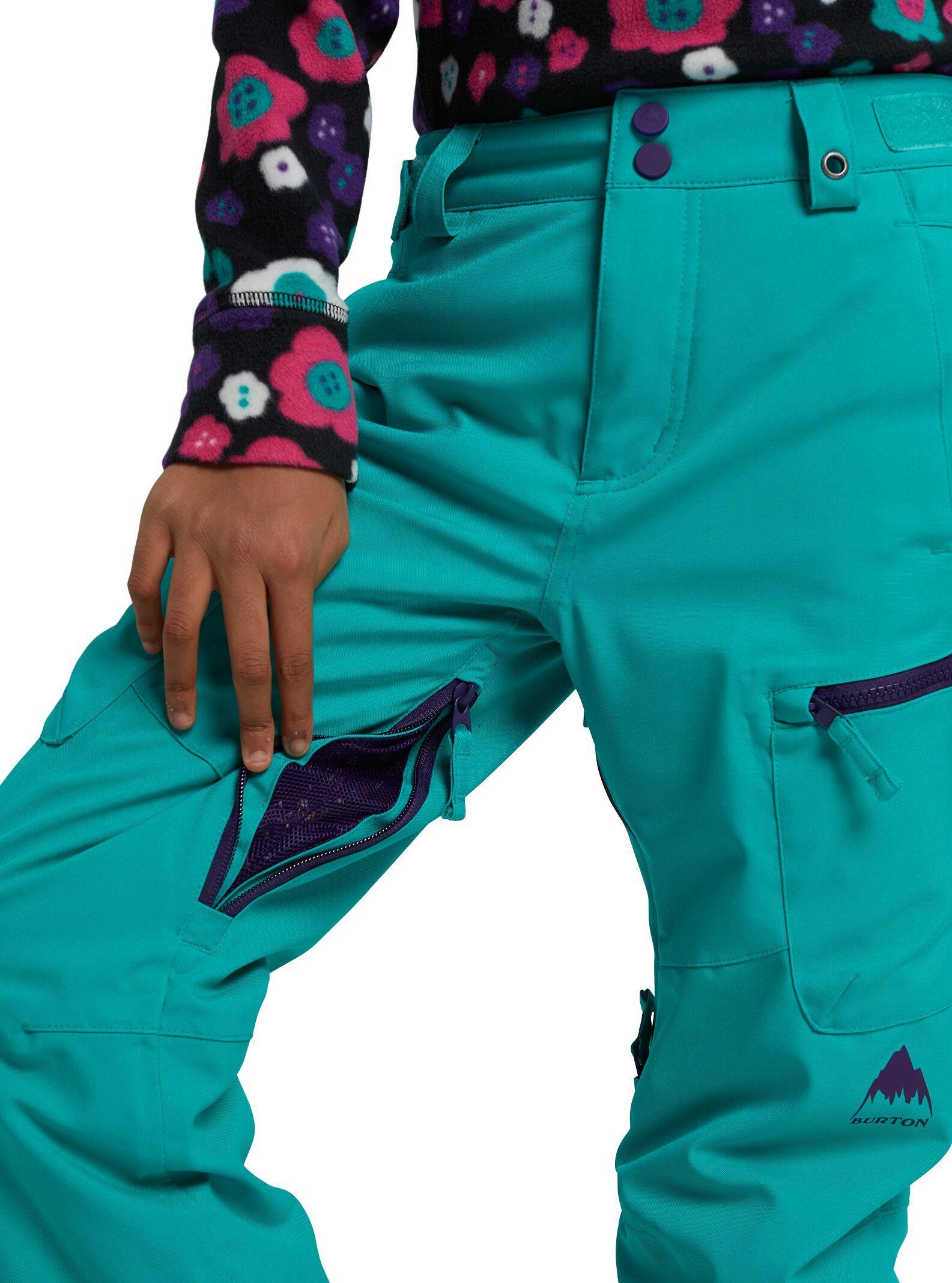 Pantalon De Nieve Niña Elite Cargo Verde Burton-3