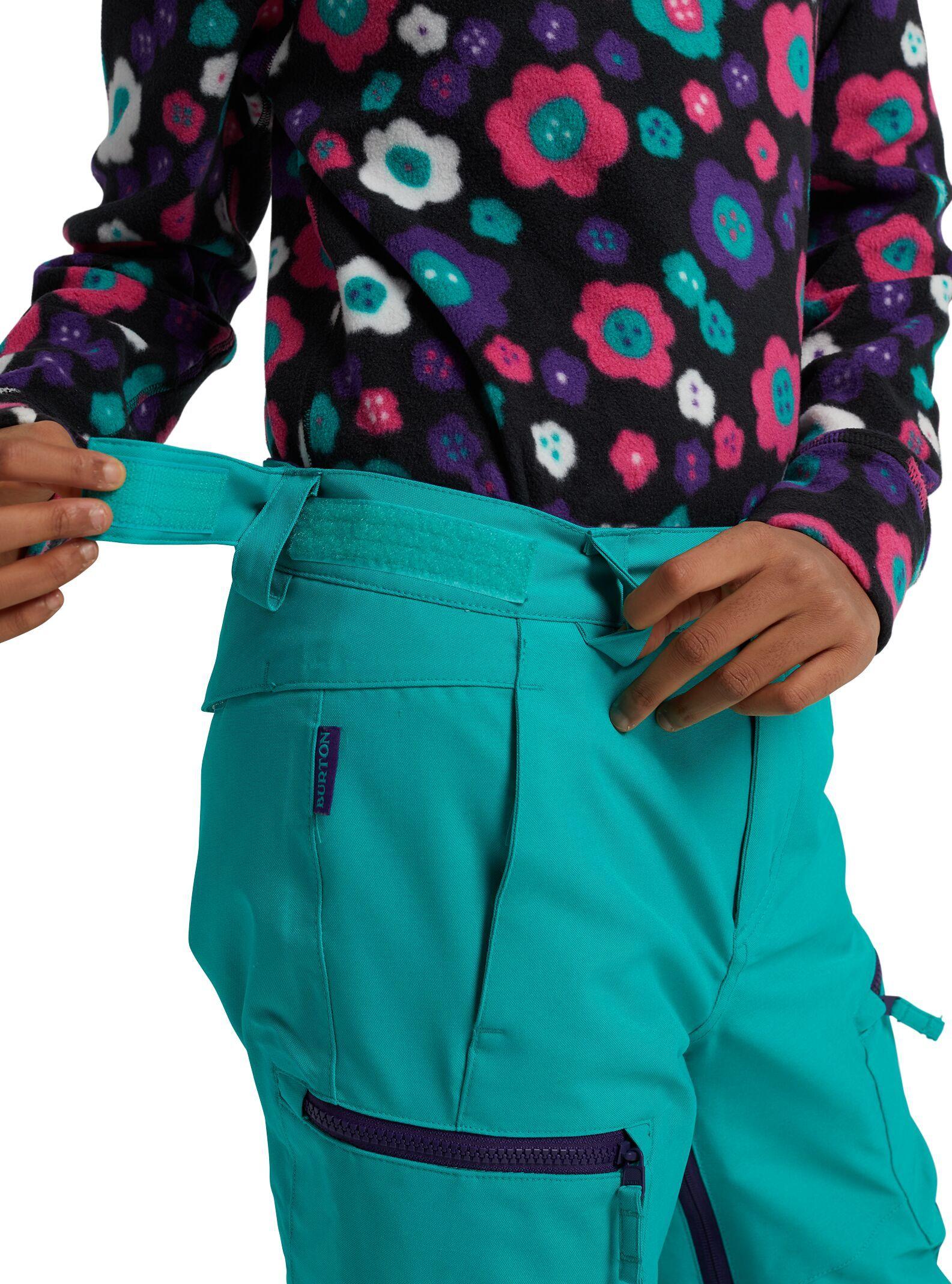 Pantalon De Nieve Niña Elite Cargo Verde Burton-4