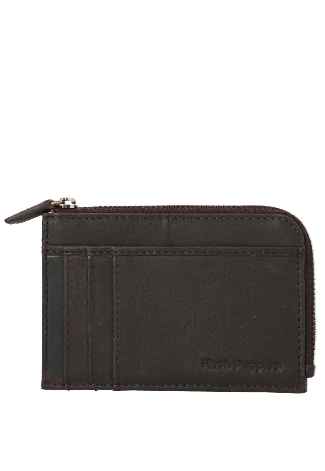 Billetera Cuero Hombre Th Earl Card Café-0