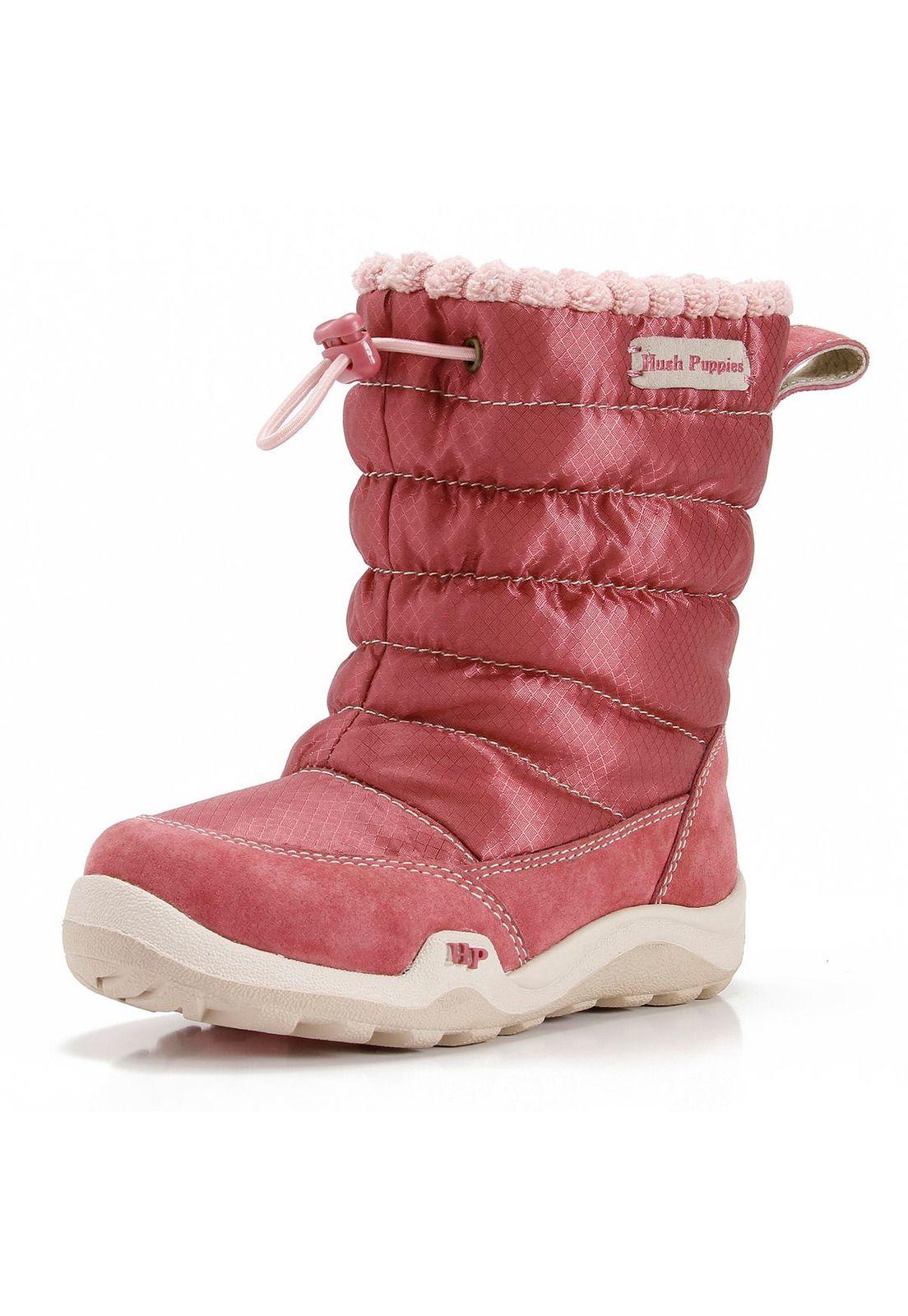Bota Cuero Niña Moon Boot Ii Rosa-1