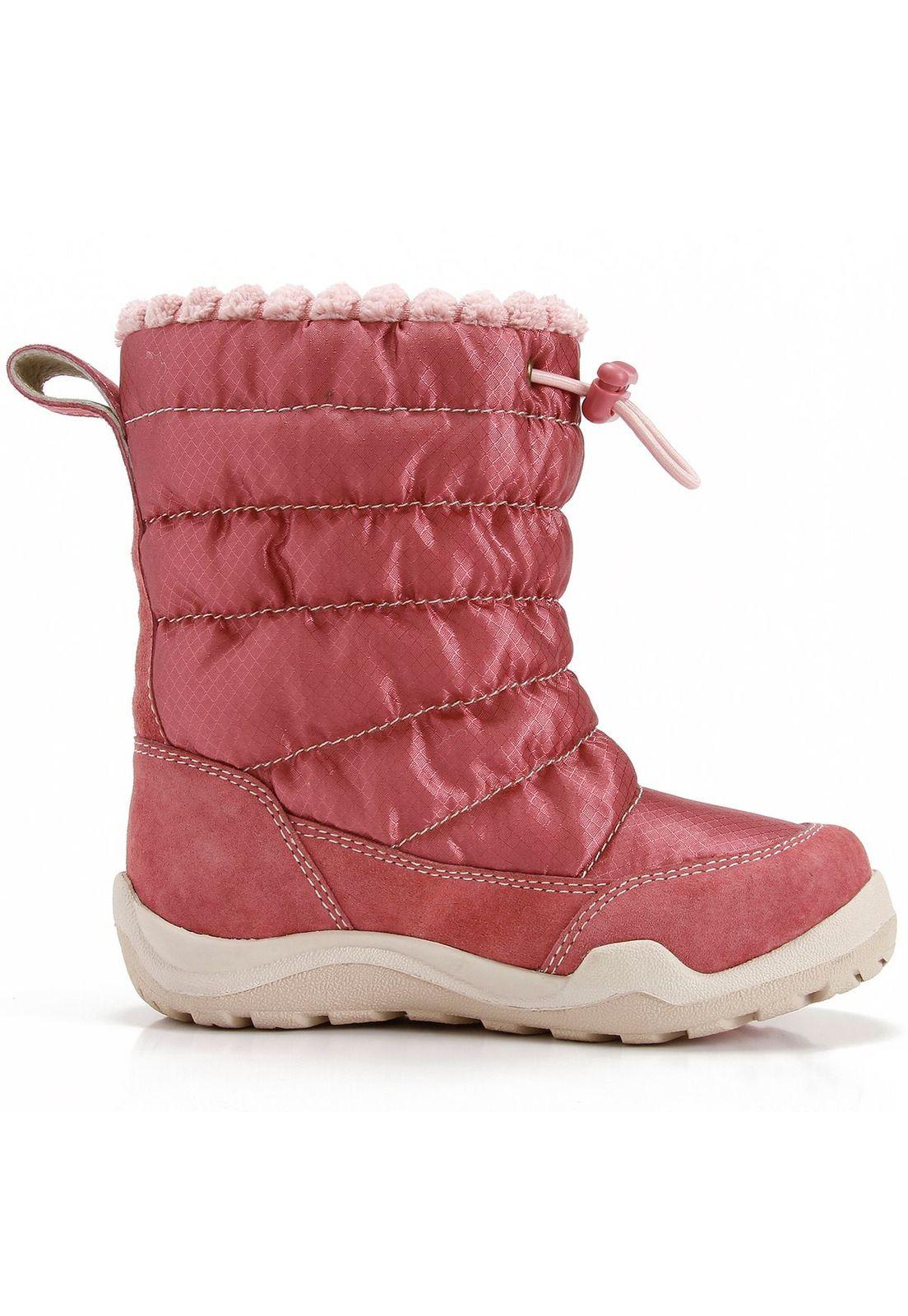 Bota Cuero Niña Moon Boot Ii Rosa-2