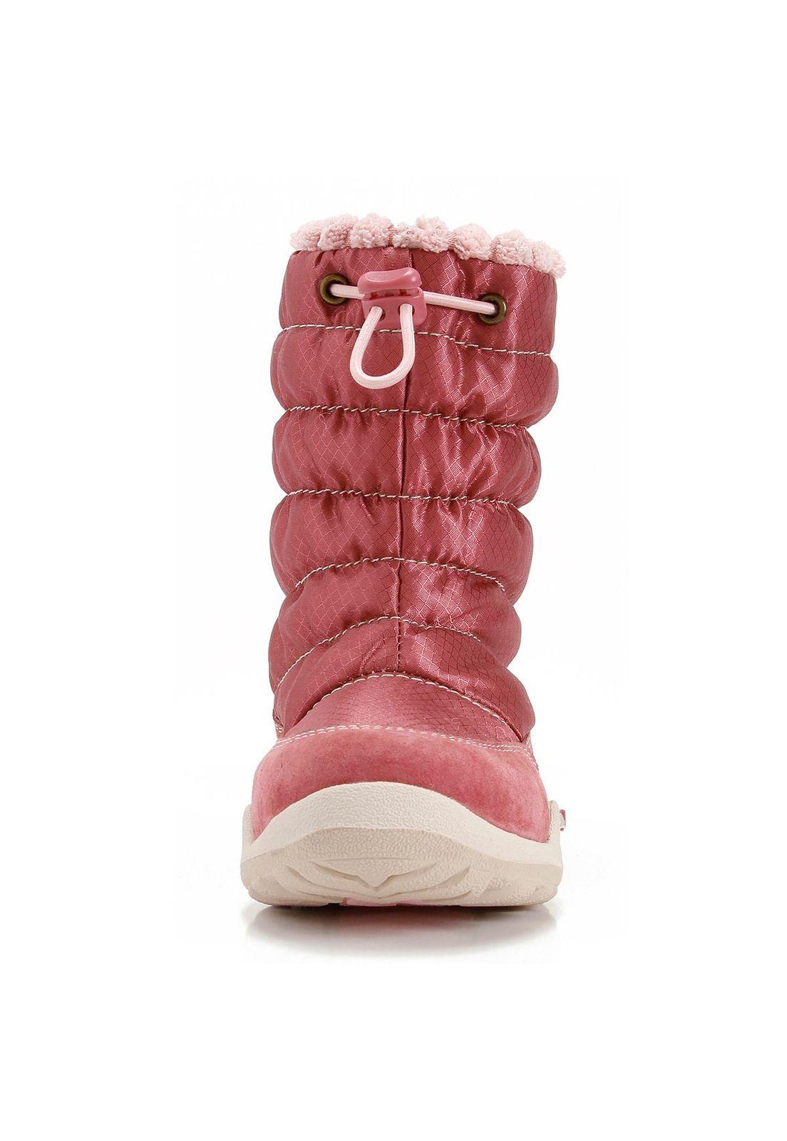 Bota Cuero Niña Moon Boot Ii Rosa-4