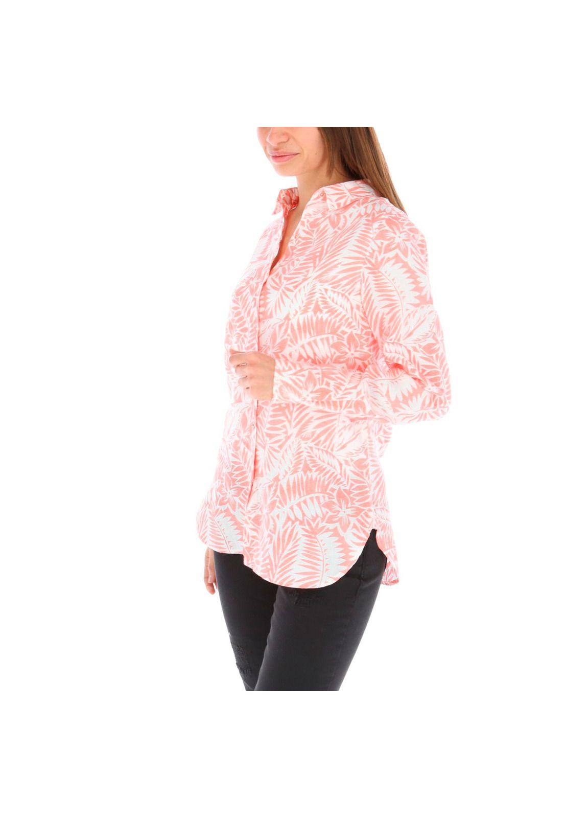 Blusa Mujer Lino Rauli Salmón-1