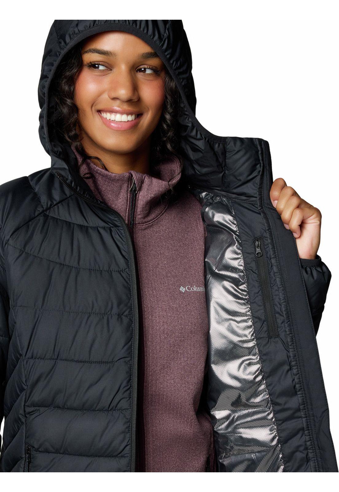 Parka Mujer Powder Lite Ii Mid Negro-5
