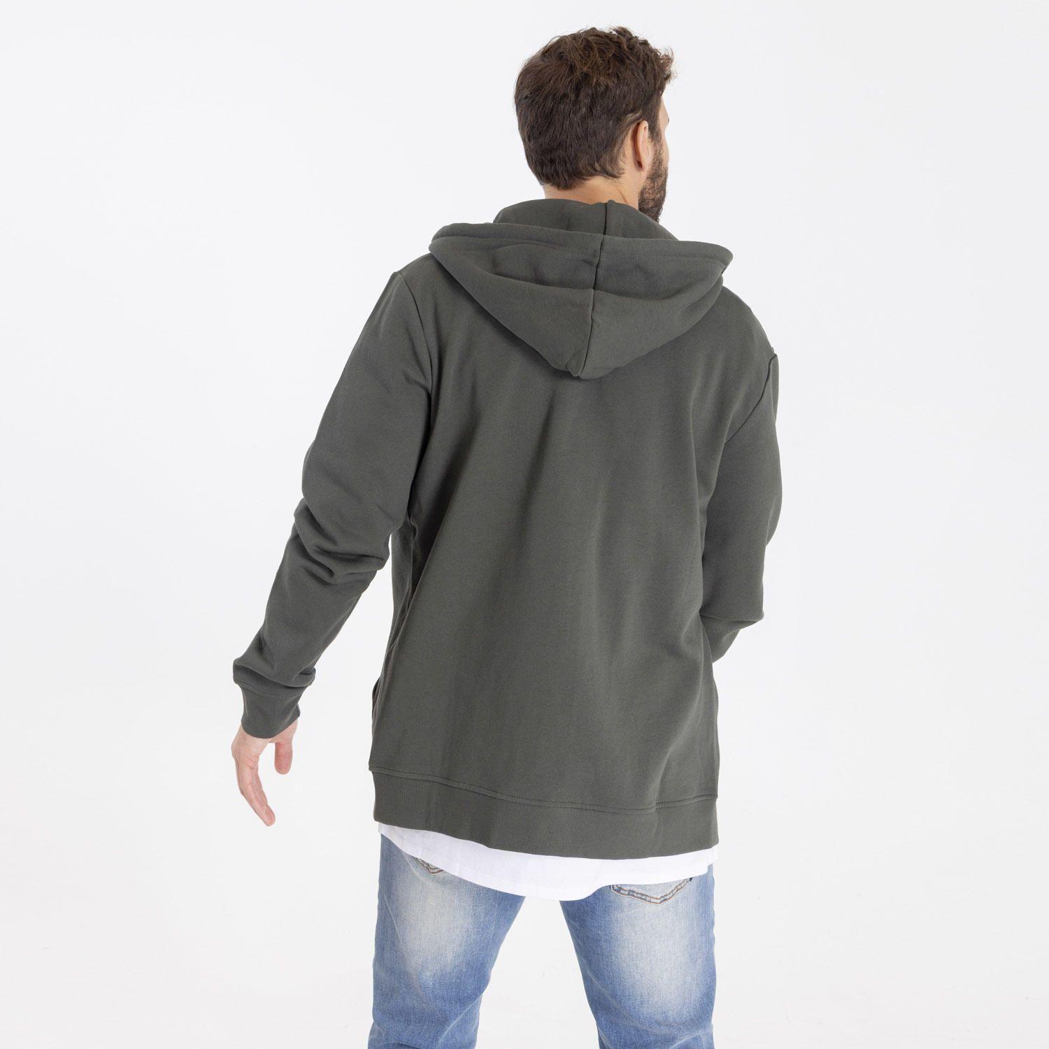 Polerón con gorro Brtn Logo Verde Hombre-1