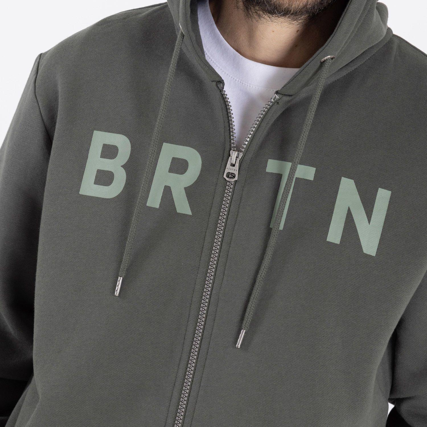 Polerón con gorro Brtn Logo Verde Hombre-3