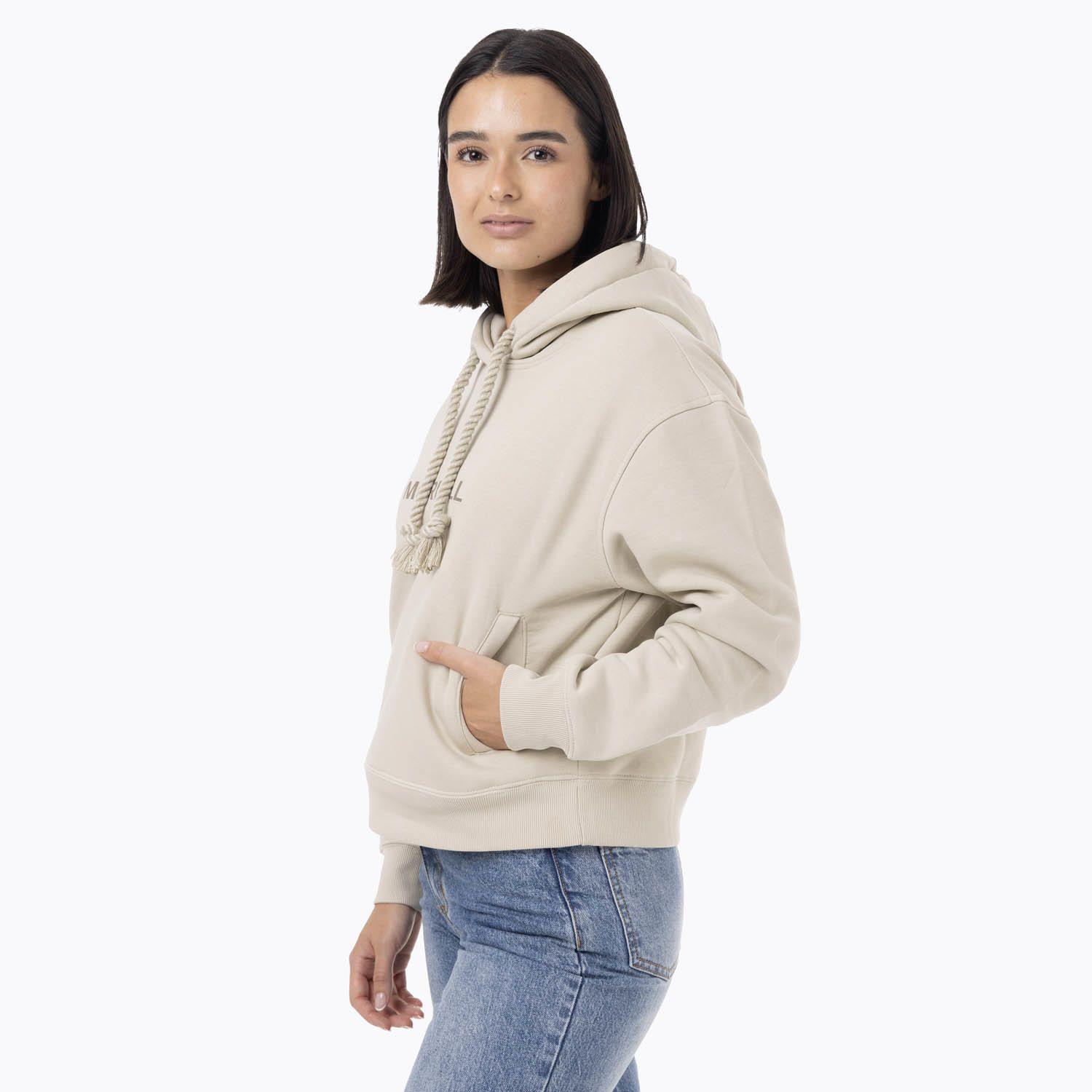 Polerón Mujer Logo Hoodie Beige-1