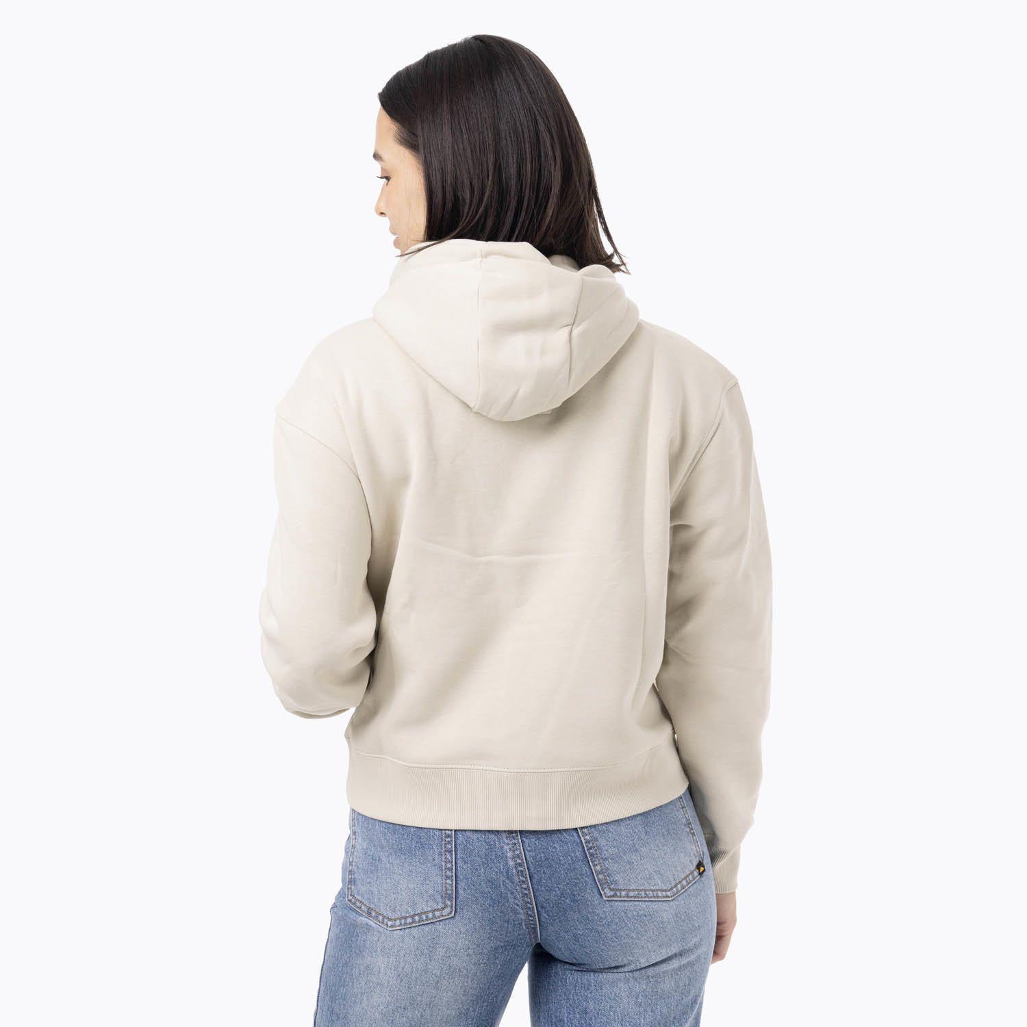 Polerón Mujer Logo Hoodie Beige-3